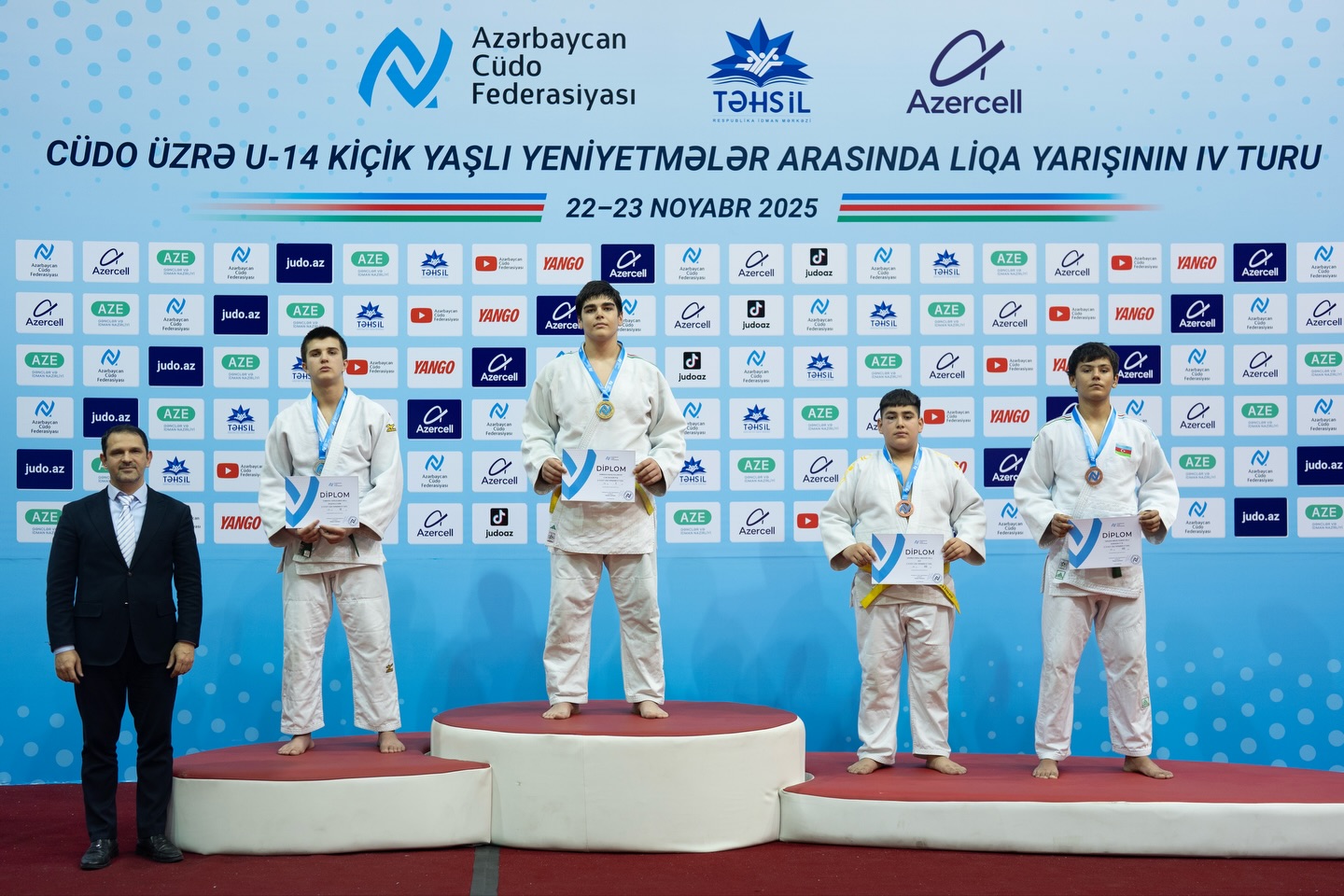 U-14 yeniyetmələr arasında Liqa yarışının IV turu başa çatıb
