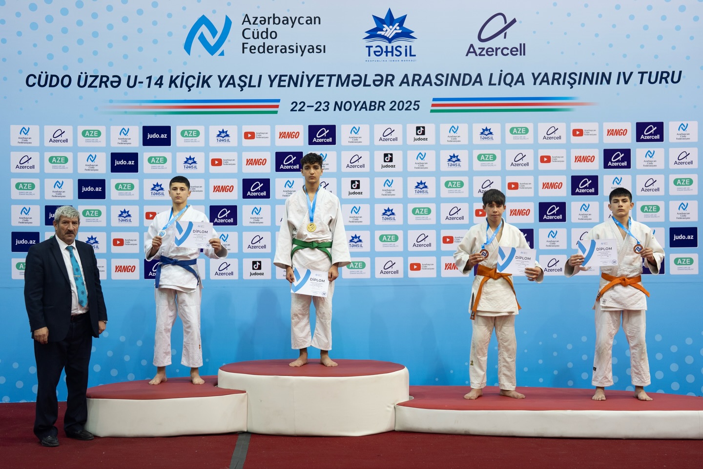 U-14 yeniyetmələr arasında Liqa yarışının IV turu başa çatıb
