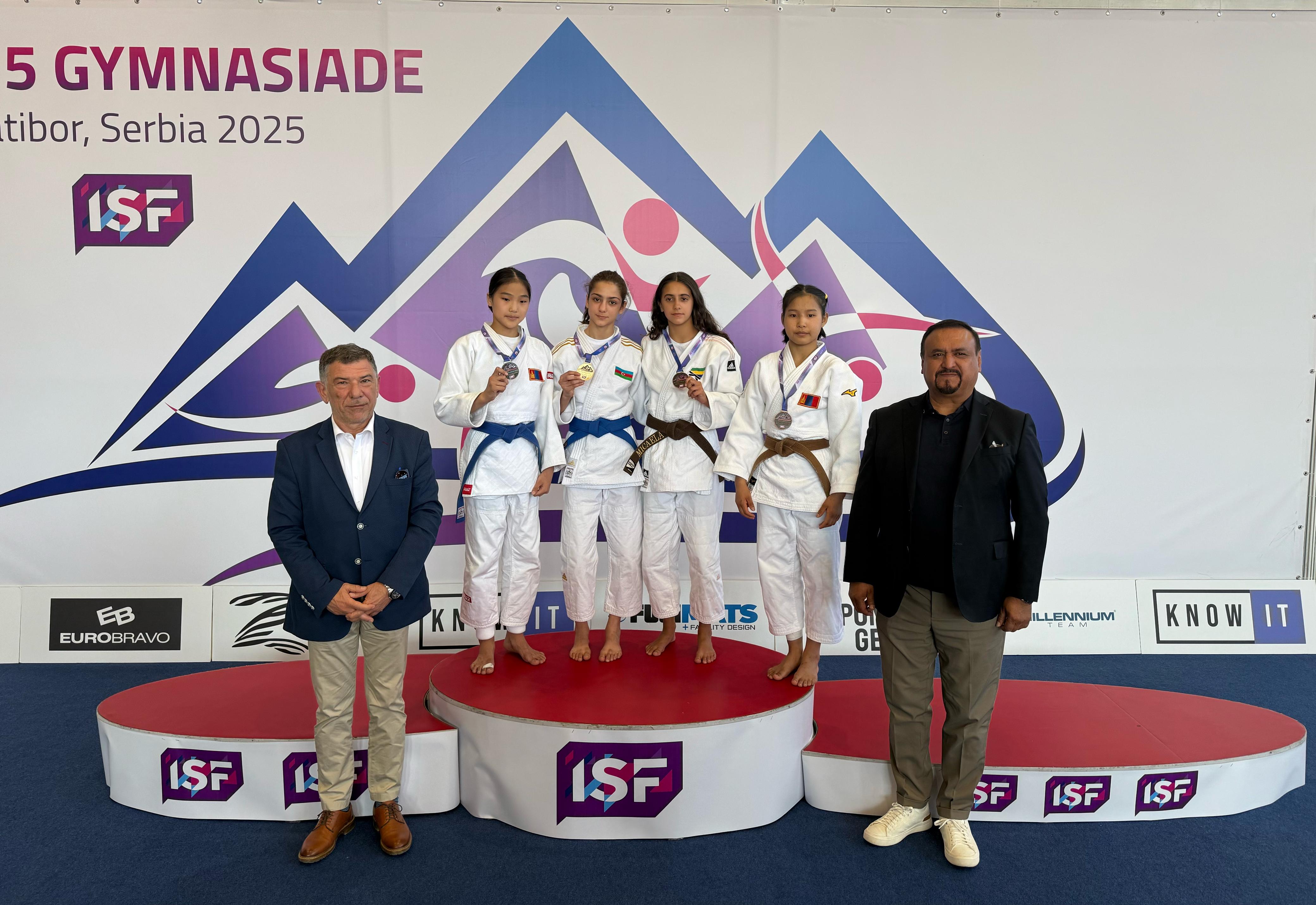 Gimnaziadanın ilk günündə 1 qızıl, 3 bürünc medal qazandıq