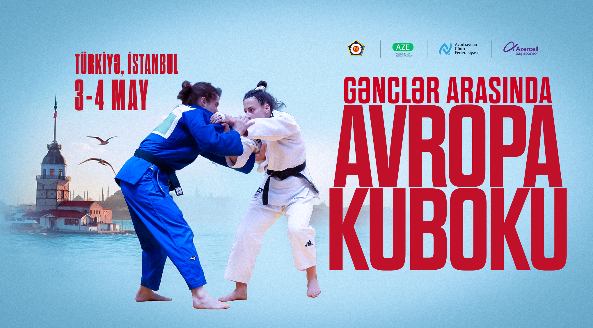 İstanbul Avropa Kubokunda 38 cüdoçumuz mübarizə aparacaq