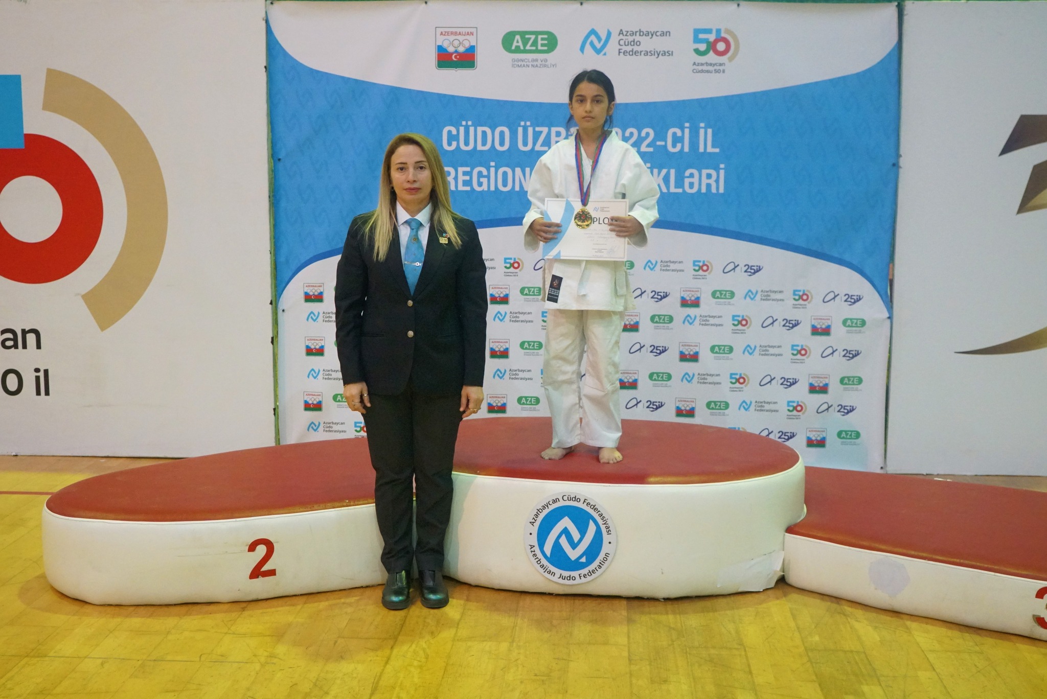 Qazaxda U-15 yeniyetmələr arasında cüdo üzrə region birinciliyi keçirilib