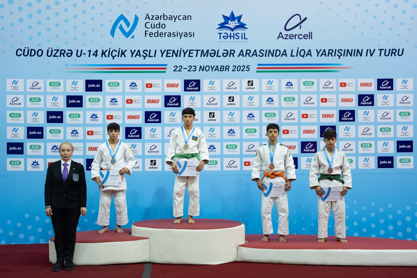 U-14 yeniyetmələr arasında Liqa yarışının IV turu başa çatıb