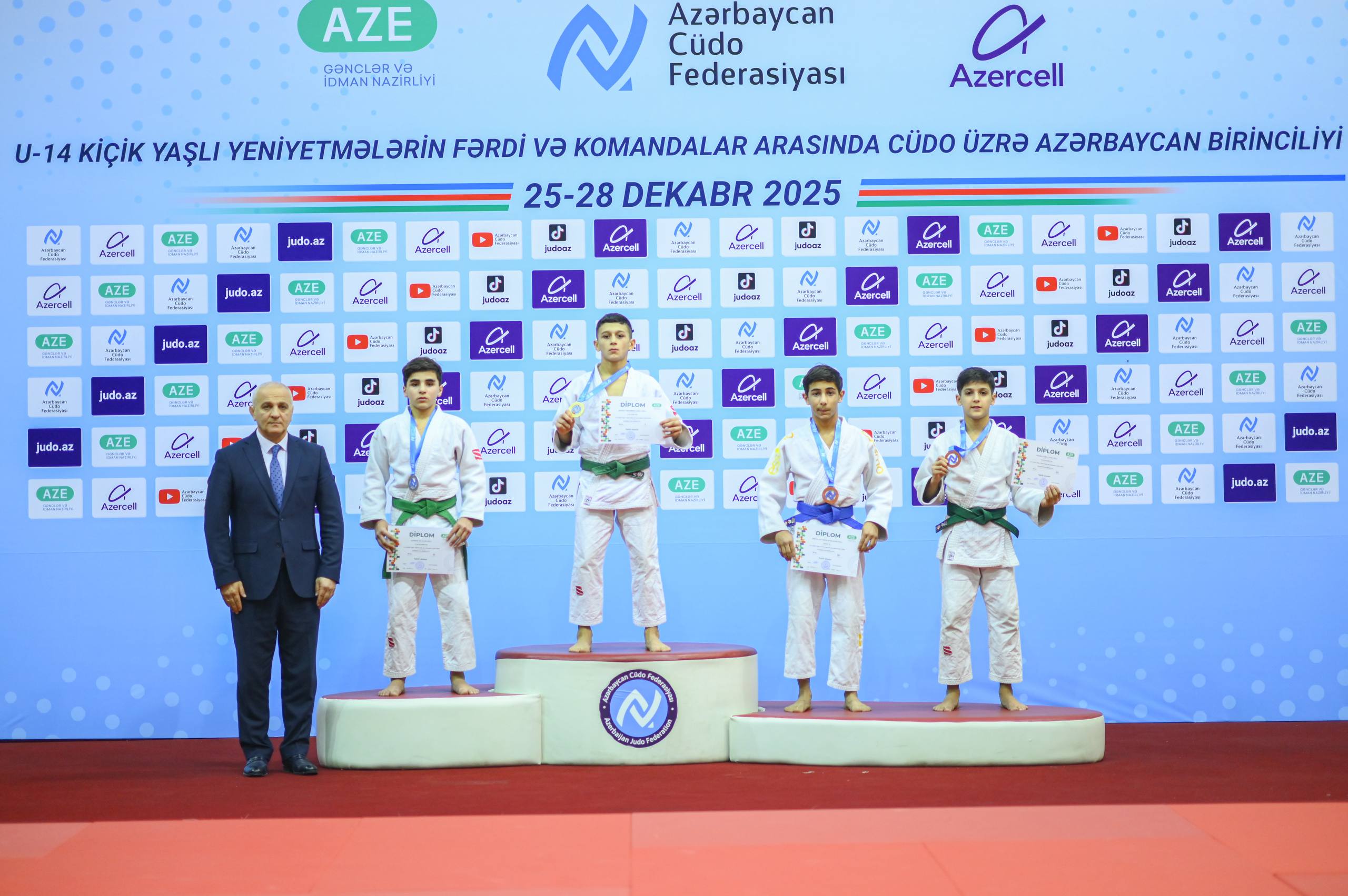 U-14 Azərbaycan birinciliyində fərdi mübarizələr başa çatıb