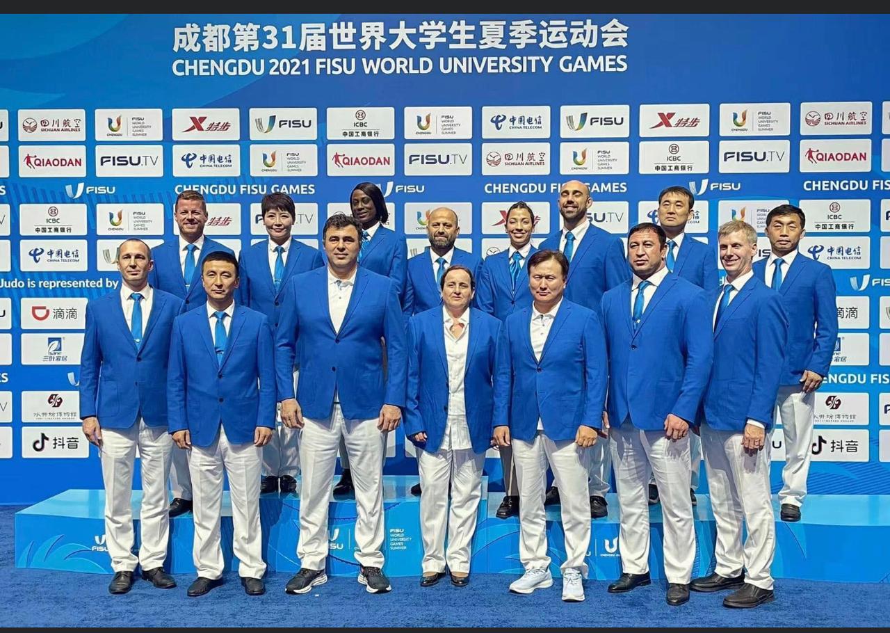Nazim Umbayev Çenqdu 2021 Dünya Universiada Oyunlarında ədalət təmsilçiləri arasında yer aldı