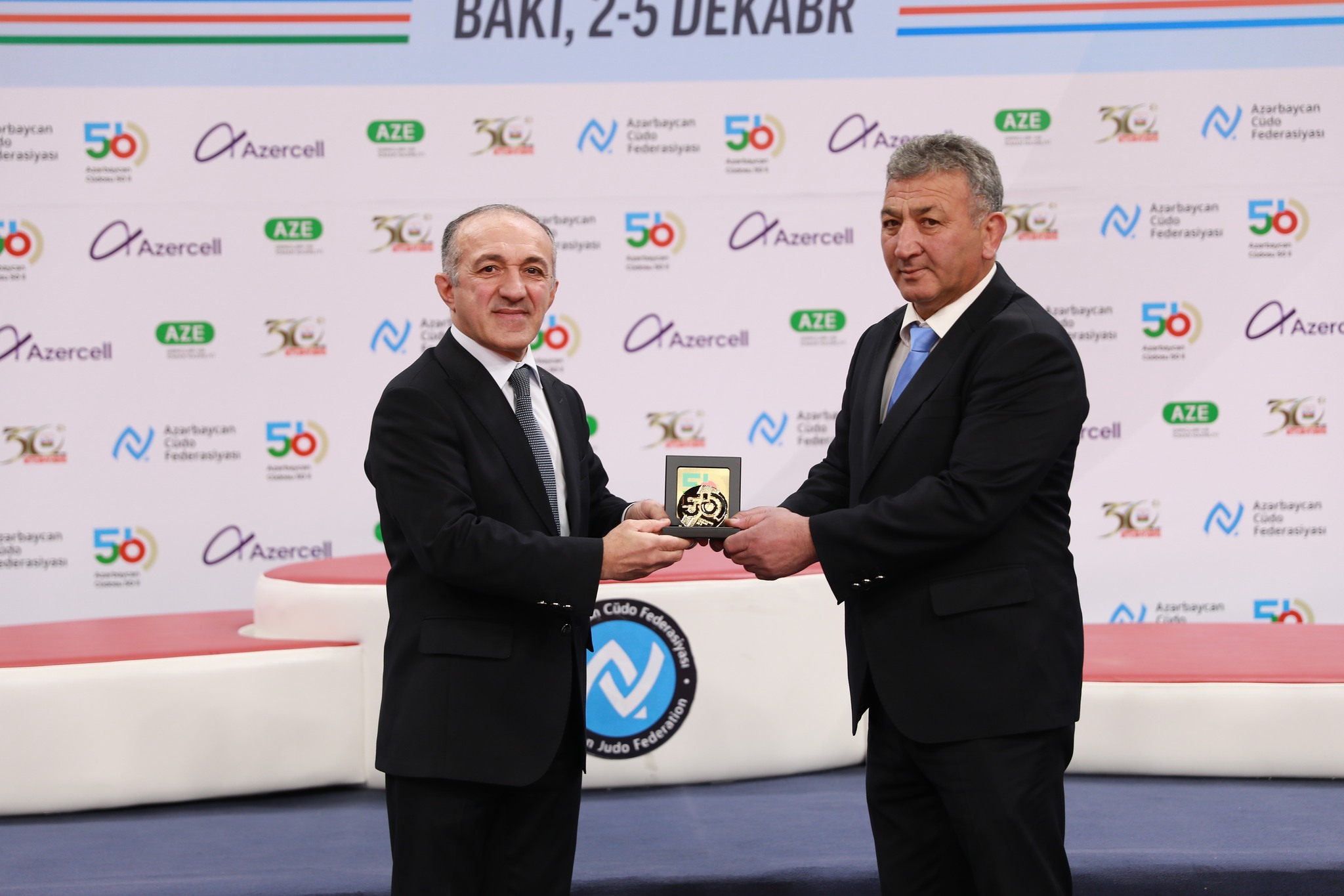 Azərbaycanda cüdonun yaranmasının 50 illik yubileyi ilə bağlı yubiley medalları təqdim olunub