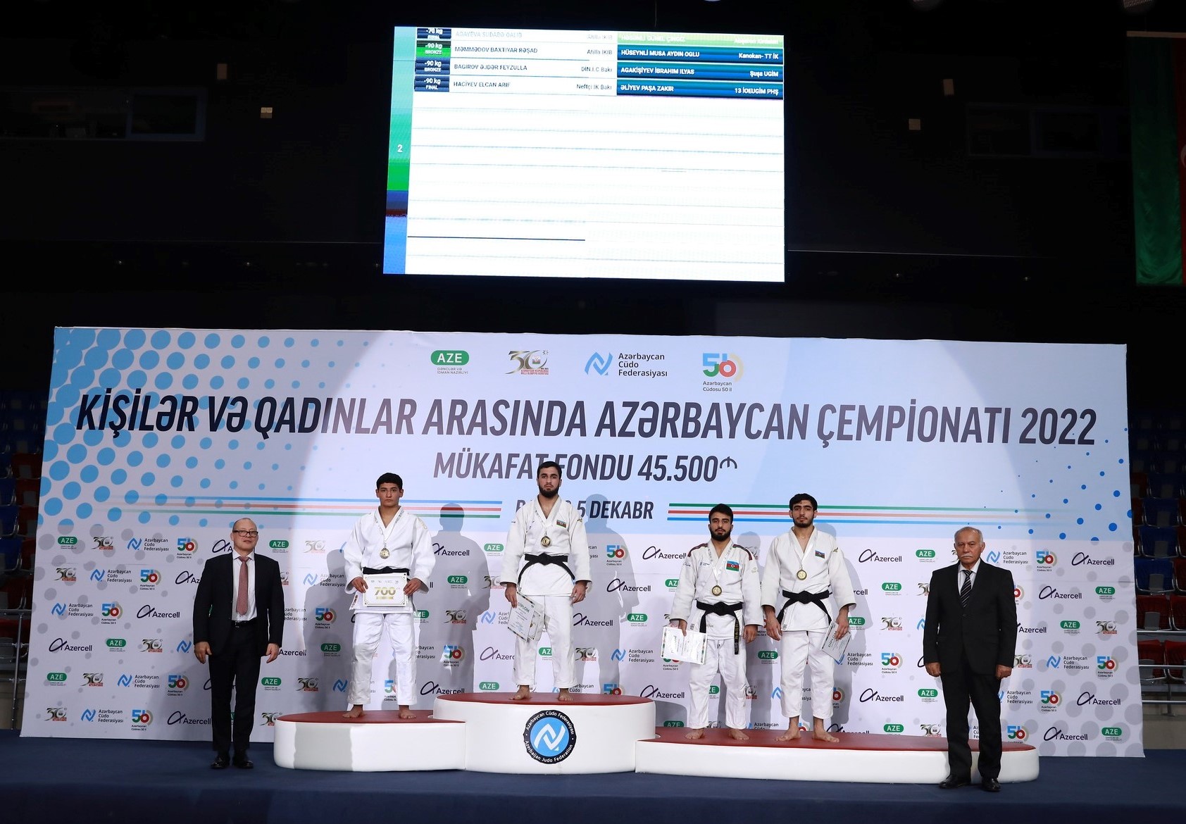Azərbaycan çempionatında ikinci günün medalçıları bəlli oldu