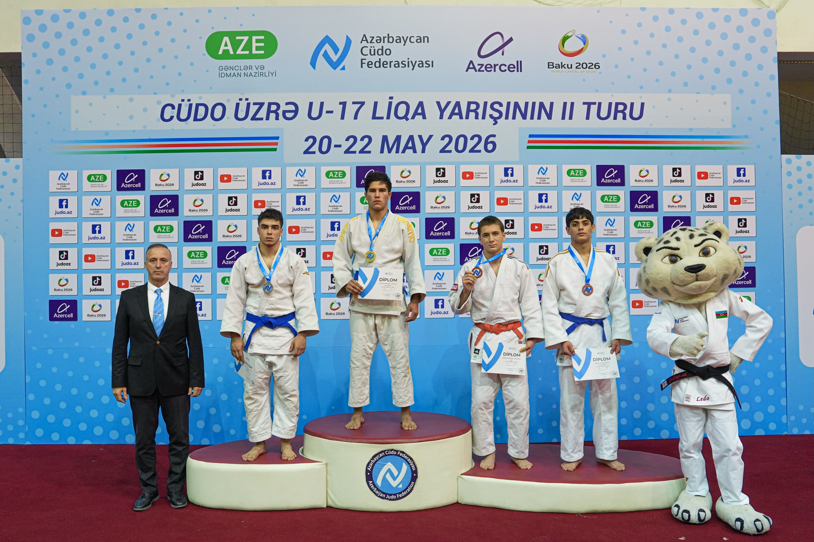 U-17 Liqasının II turunda daha 5 çəkidə medalçılar bəlli oldu