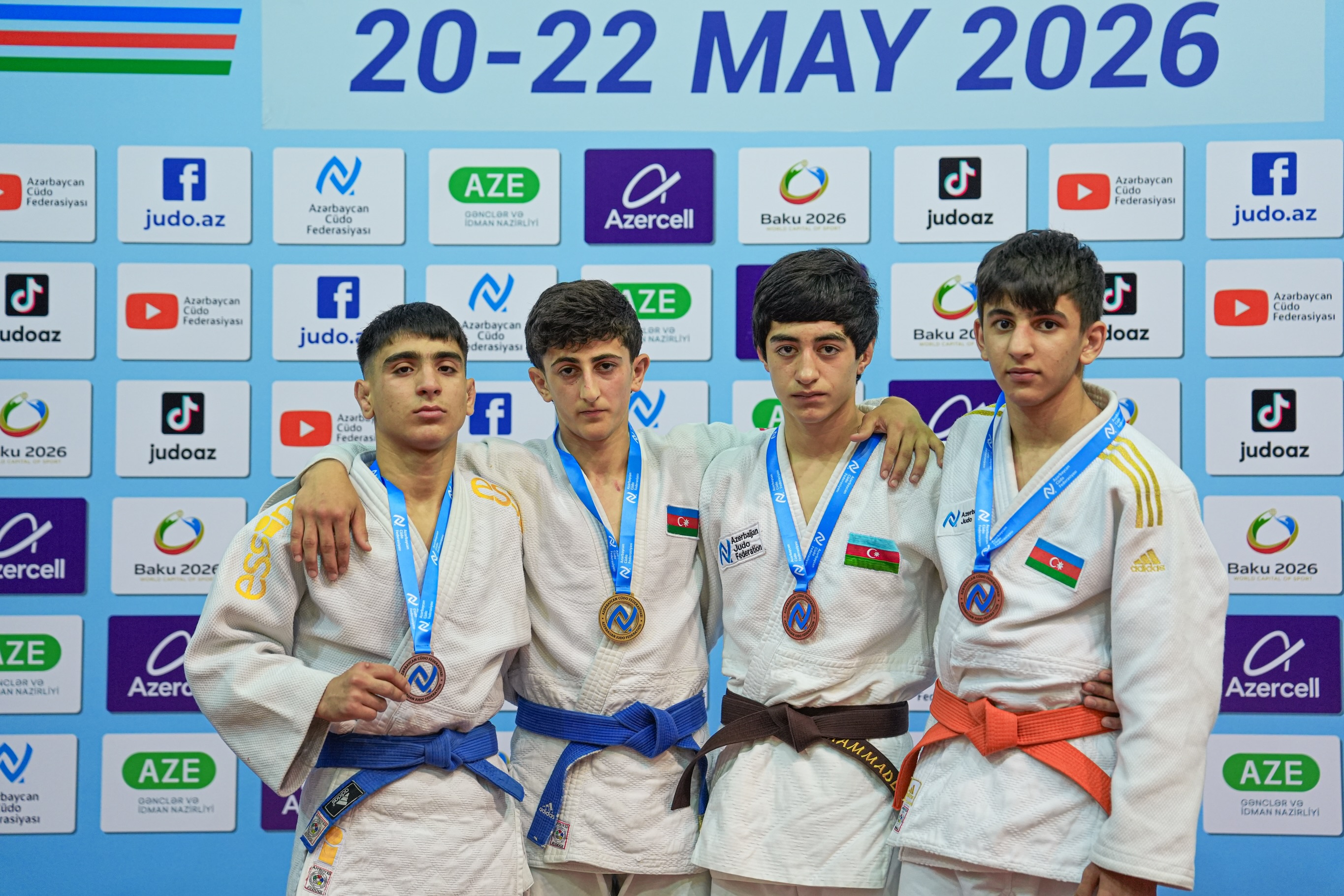 U-17 Liqasının II turunda daha 5 çəkidə medalçılar bəlli oldu