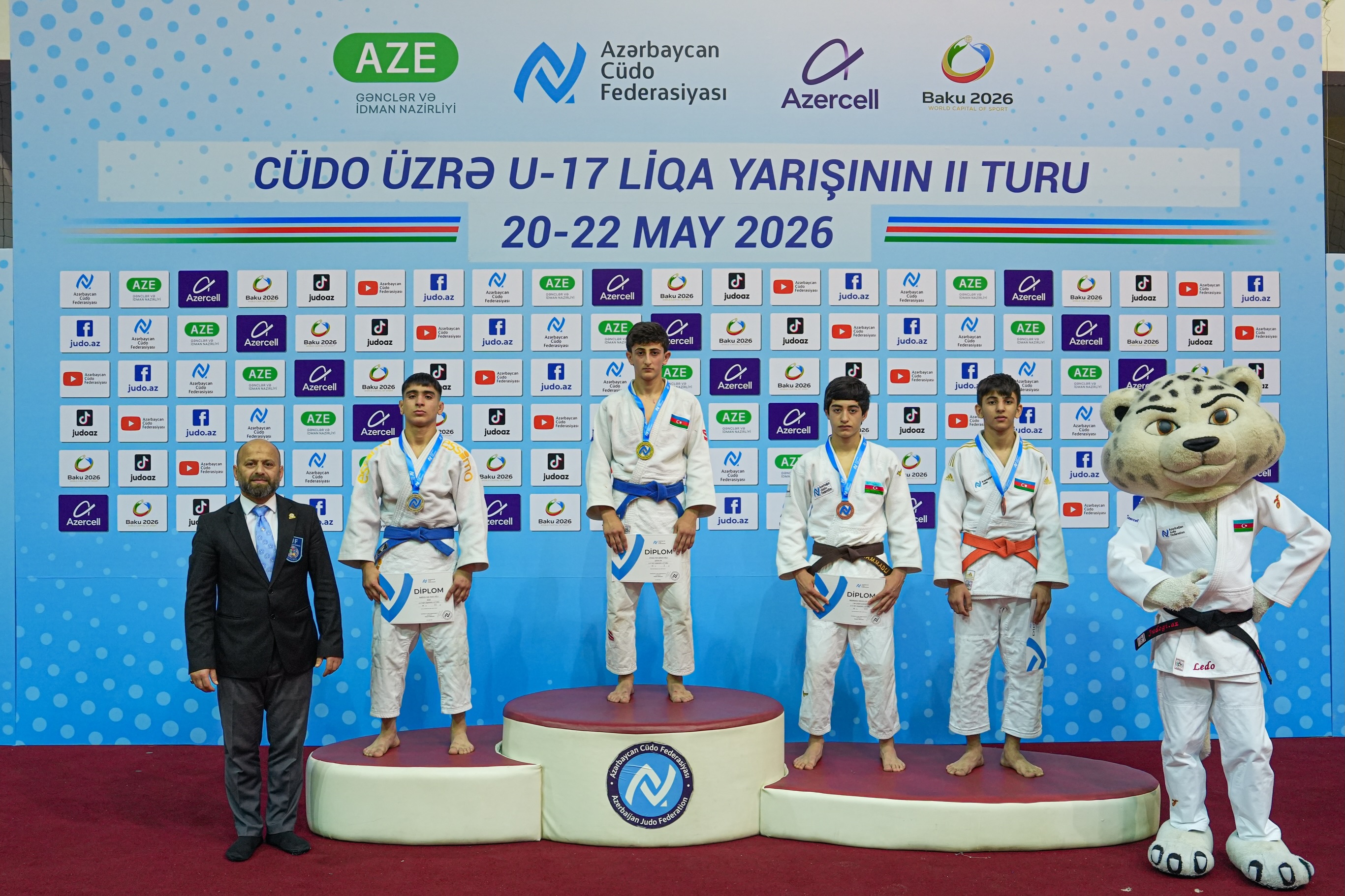 U-17 Liqasının II turunda daha 5 çəkidə medalçılar bəlli oldu