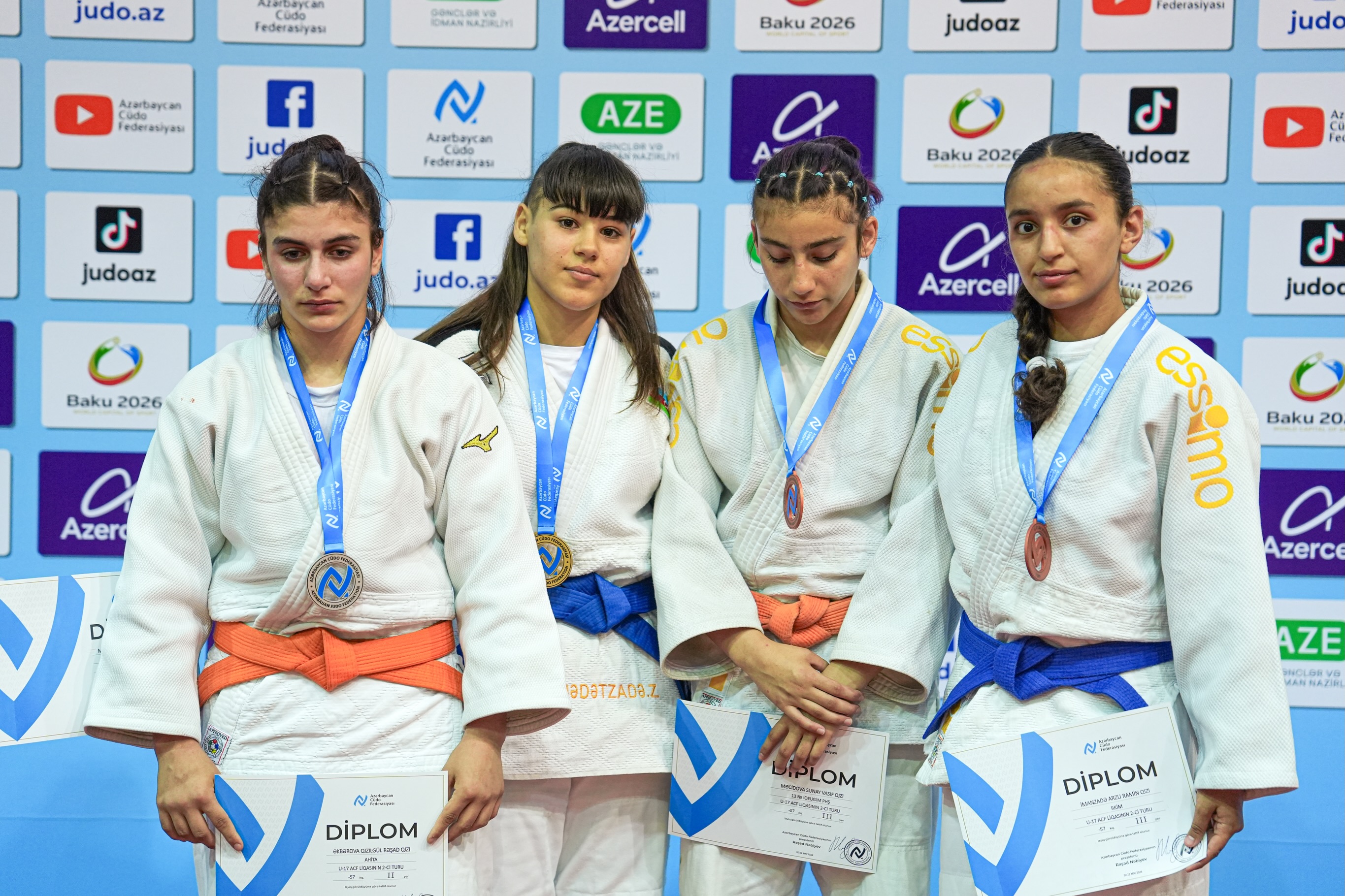 U-17 Liqasının II turunda daha 5 çəkidə medalçılar bəlli oldu
