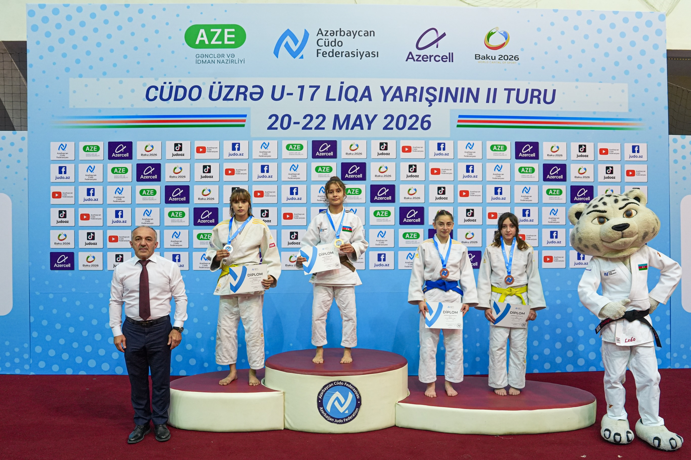 U-17 Liqasının II turunda daha 5 çəkidə medalçılar bəlli oldu