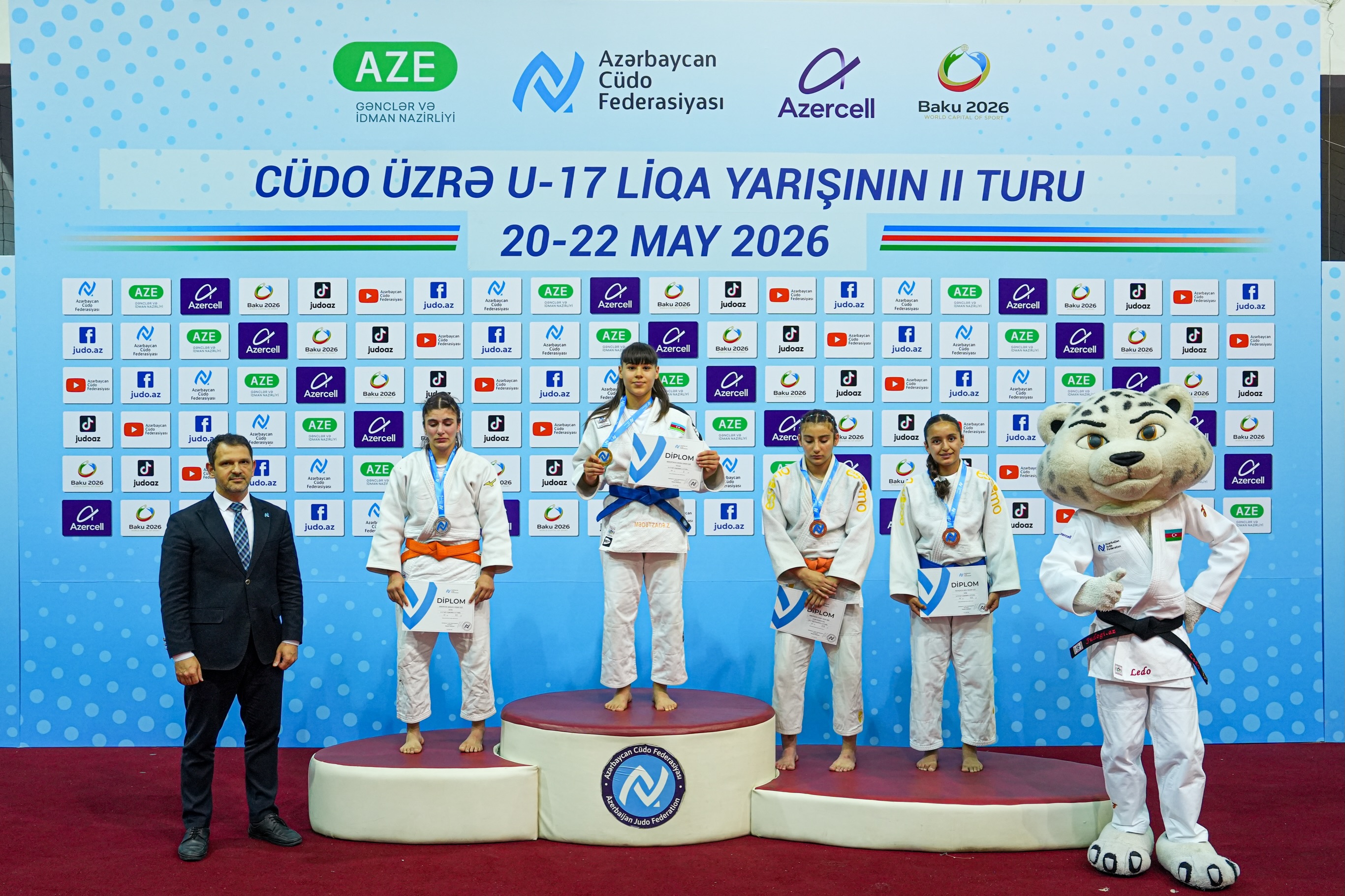 U-17 Liqasının II turunda daha 5 çəkidə medalçılar bəlli oldu