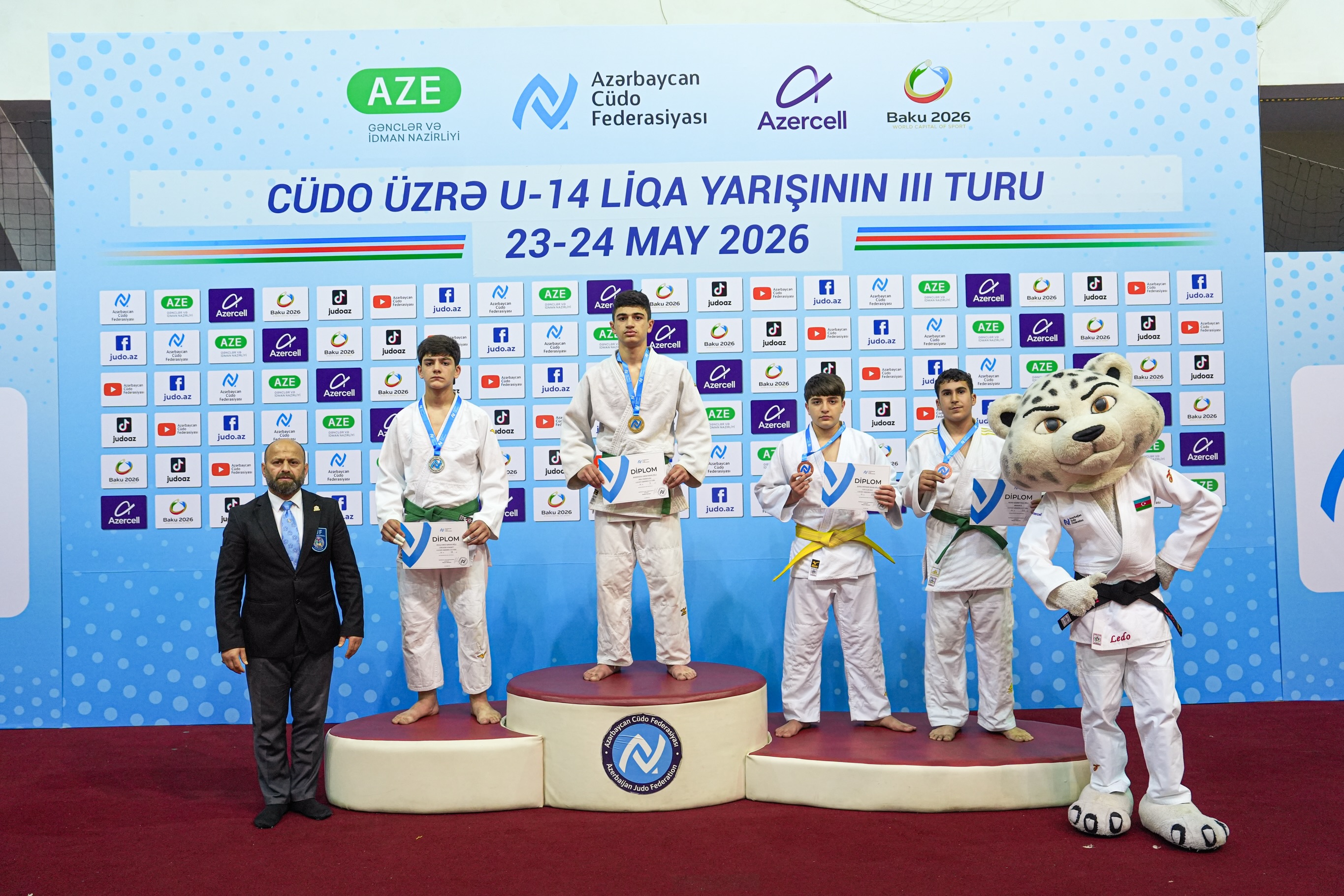 Third Round of U-14 Judo League Concludes