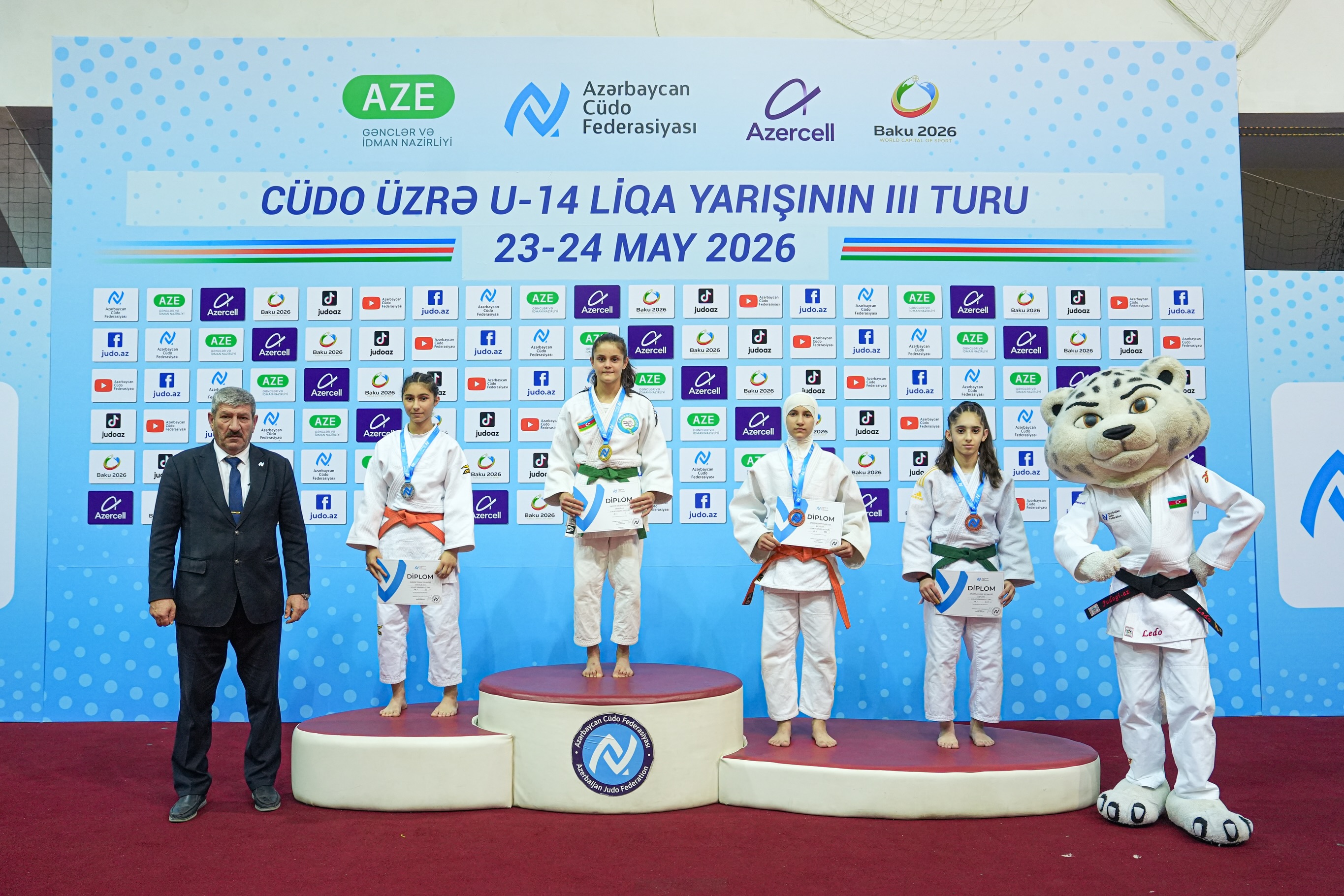 Third Round of U-14 Judo League Concludes