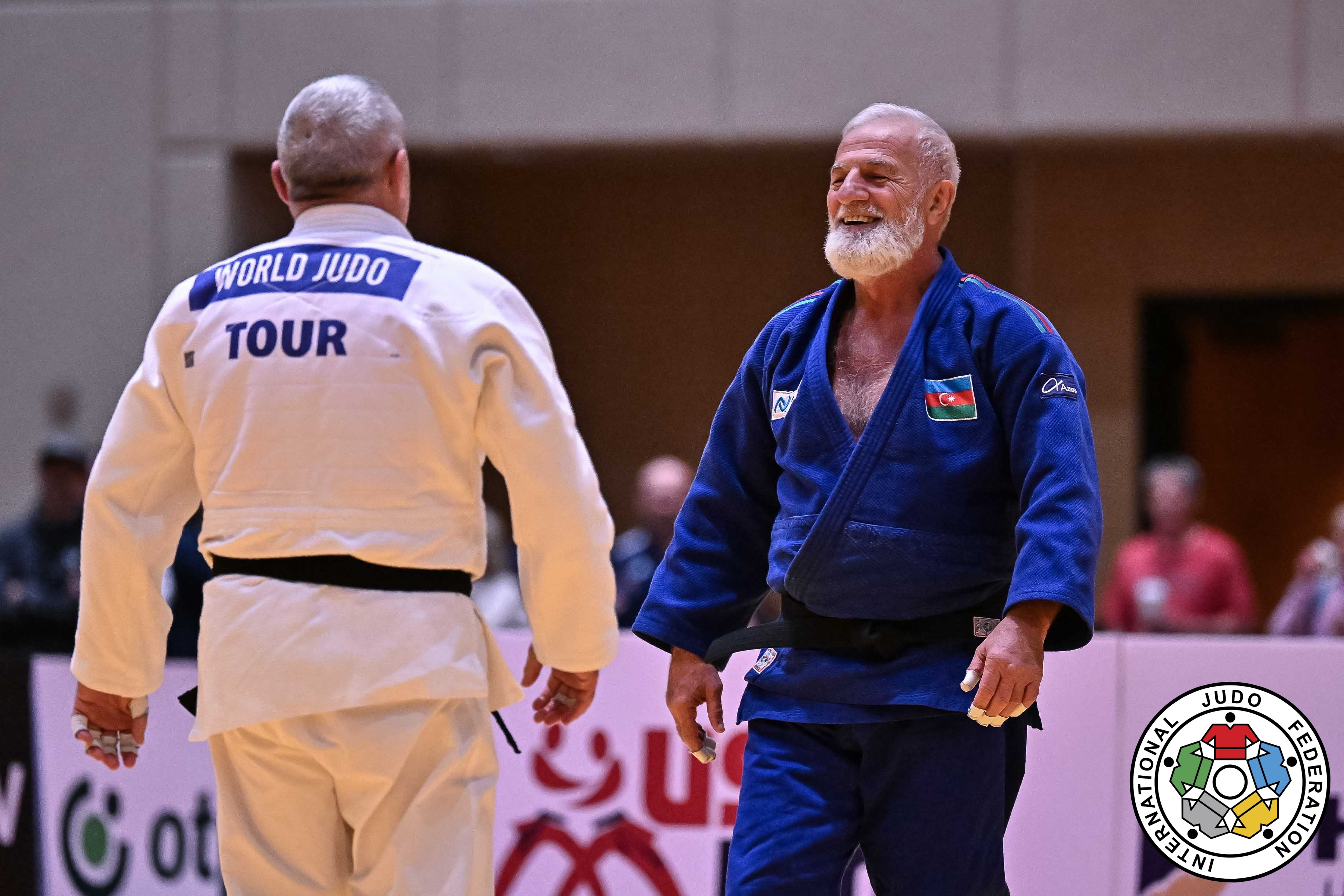 Cüdoçularımız veteranlar arasında dünya çempionatının ilk günündə 1 qızıl medal qazandı
