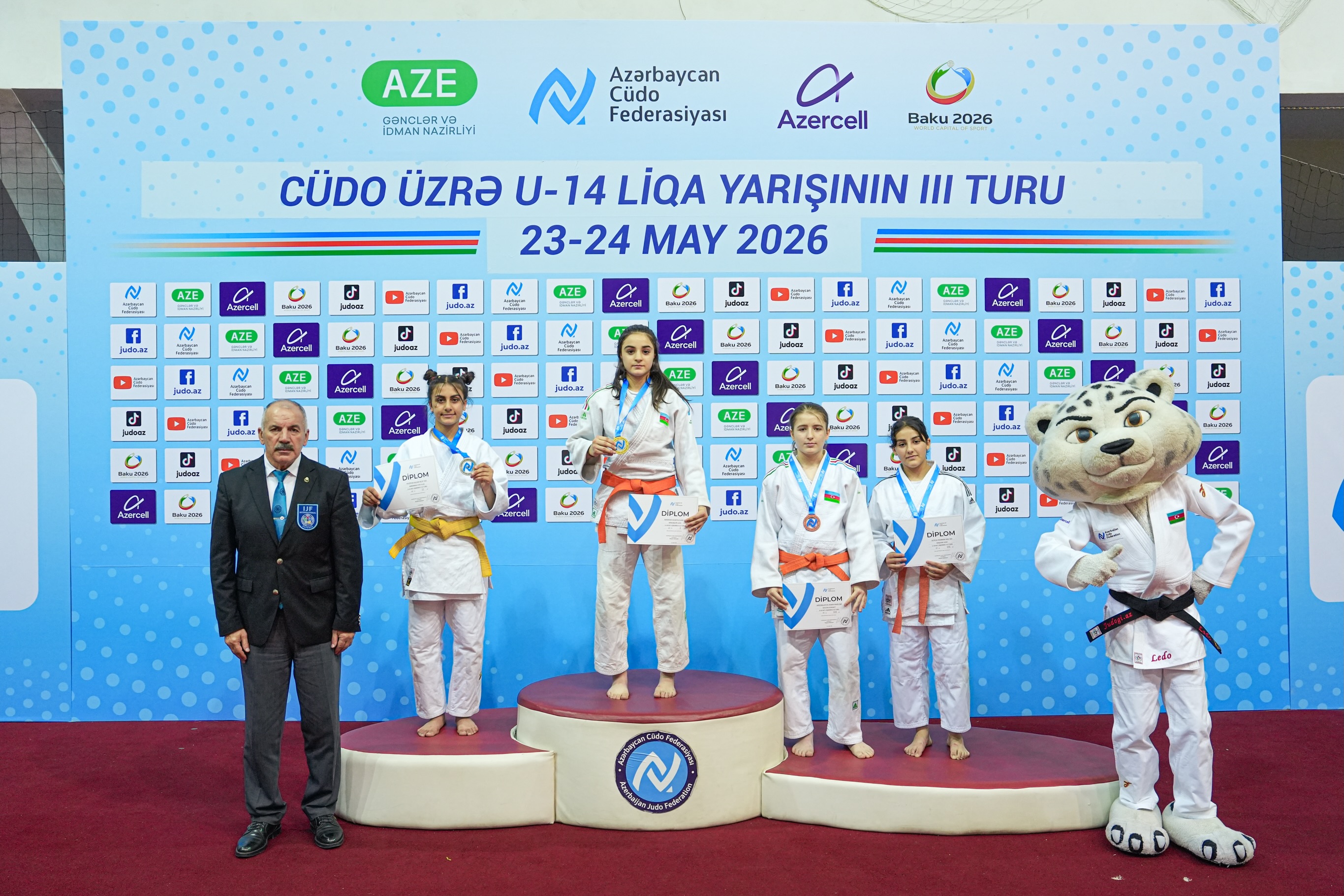 Third Round of U-14 Judo League Concludes