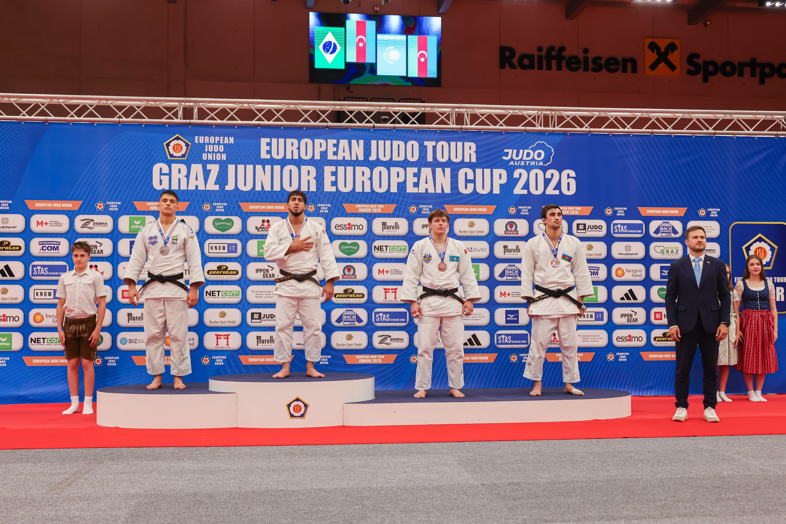 Azerbaijan Finish Third at Graz Junior European Cup