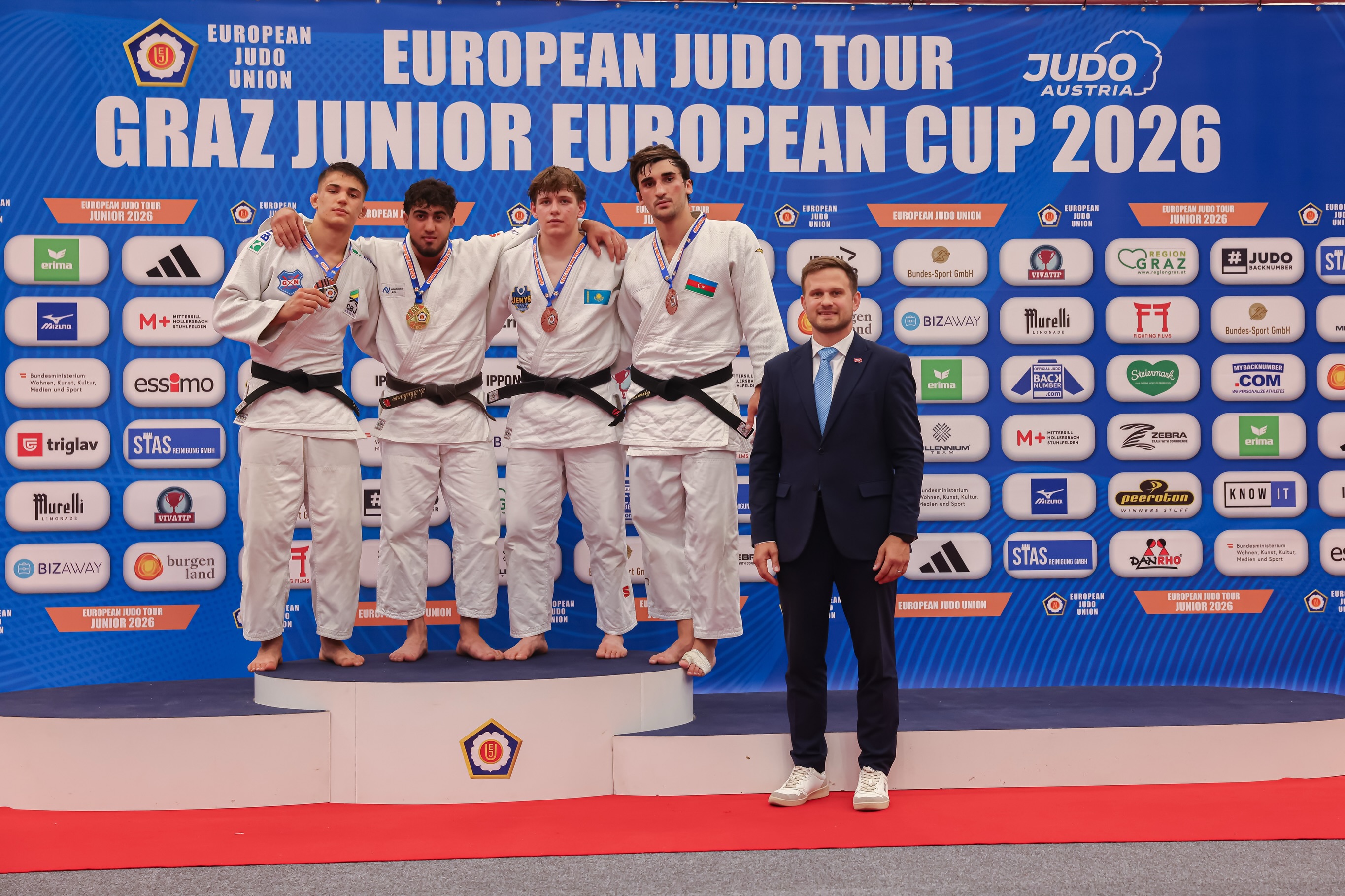 Azerbaijan Finish Third at Graz Junior European Cup