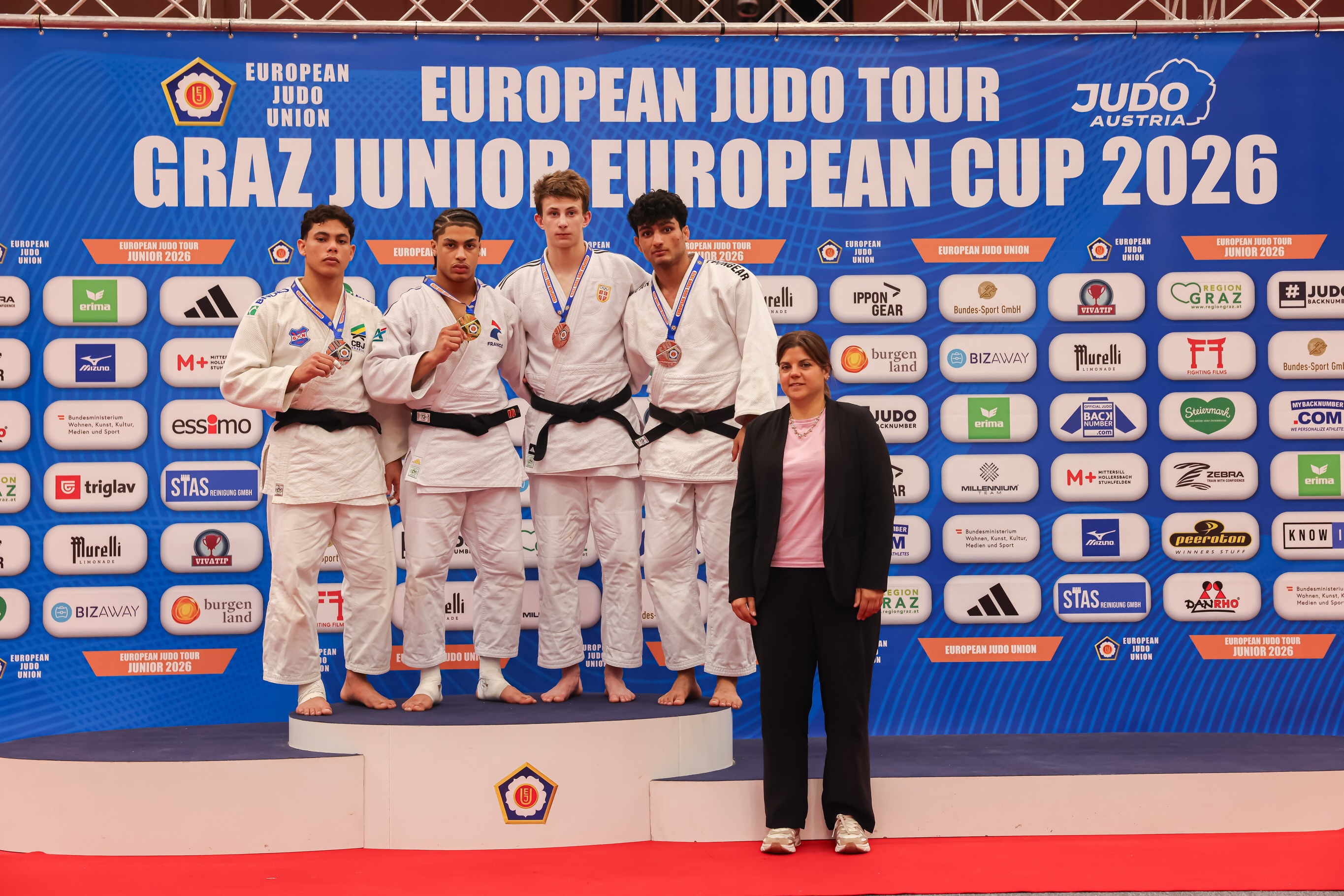Azerbaijan Finish Third at Graz Junior European Cup