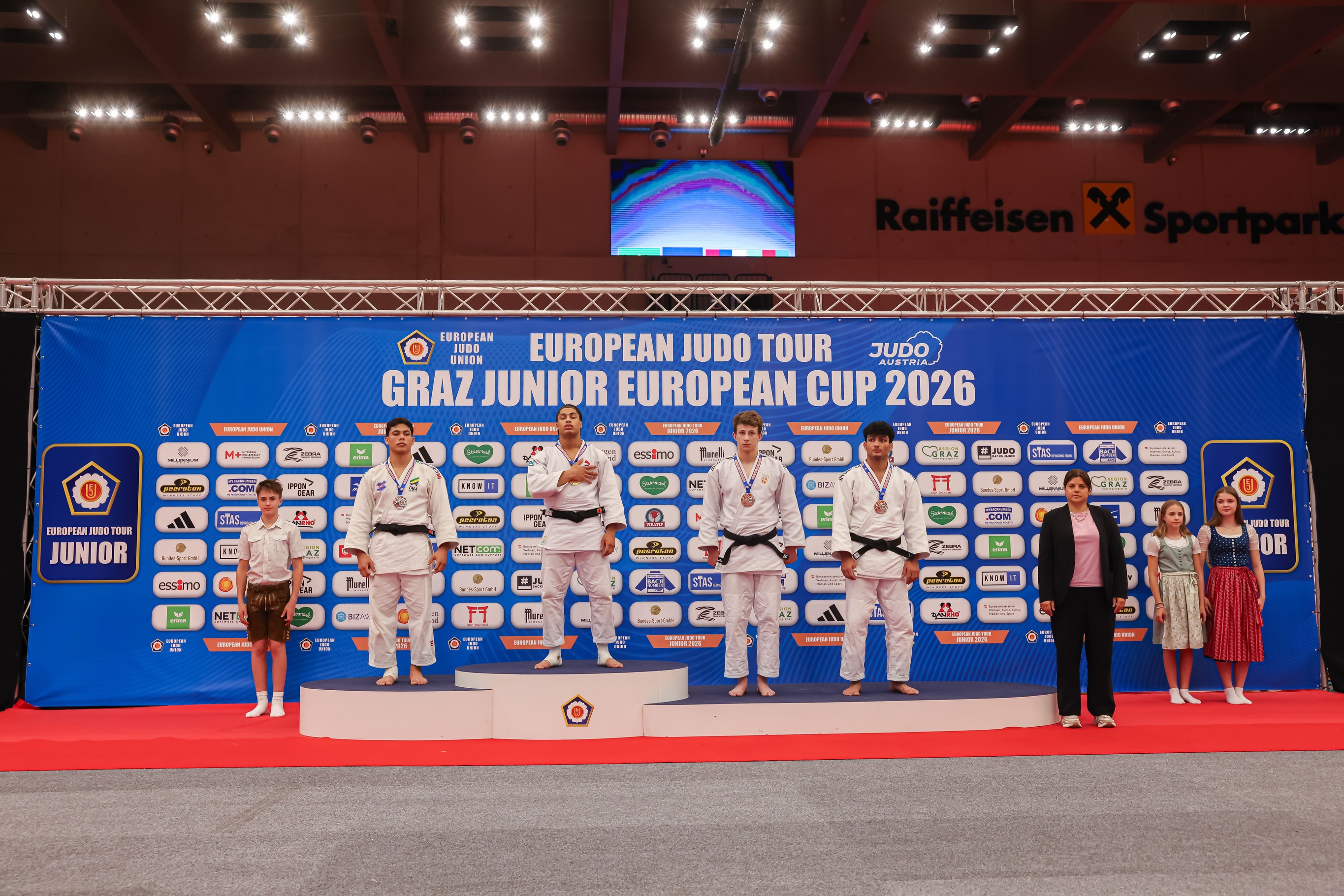 Azerbaijan Finish Third at Graz Junior European Cup