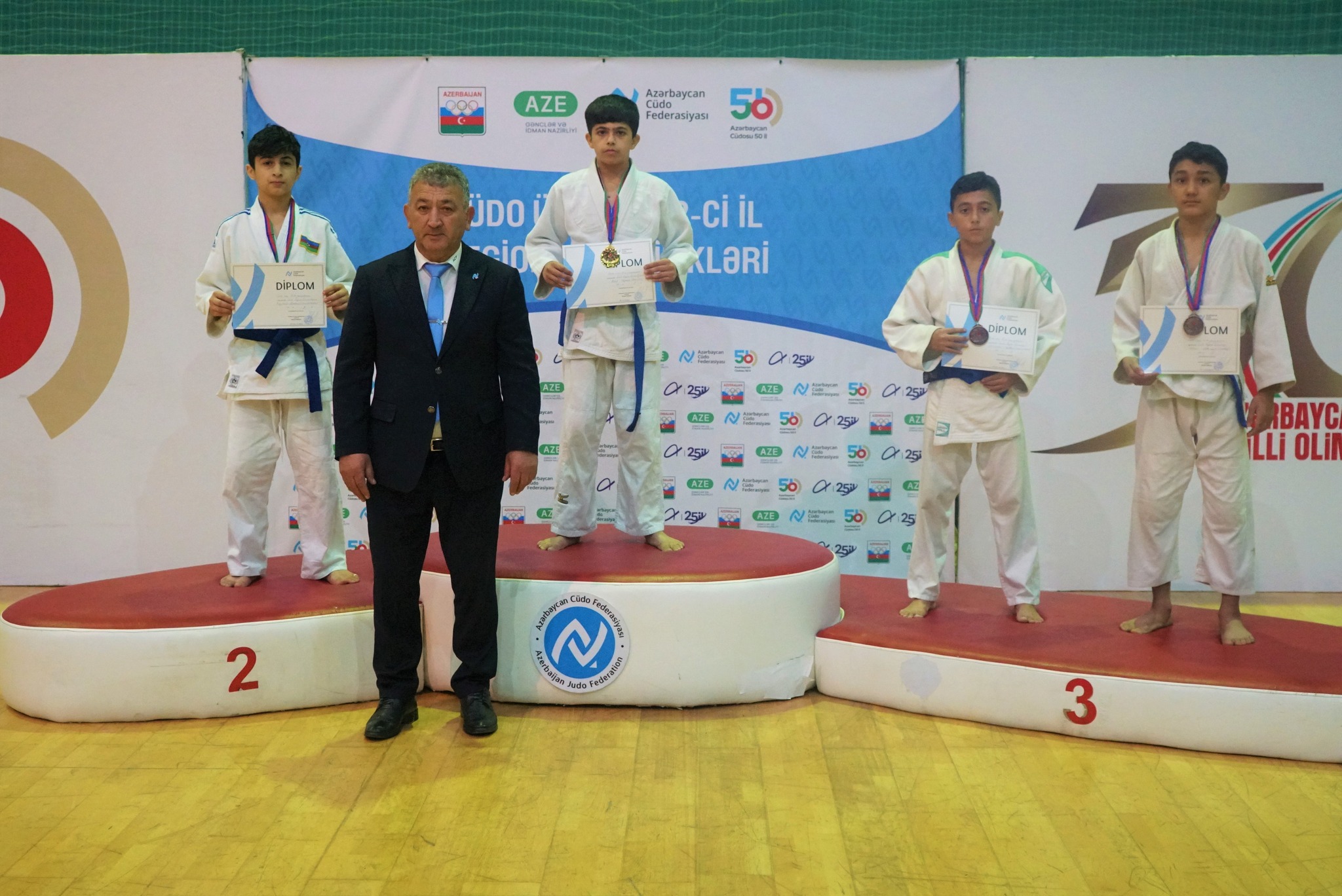 Qazaxda U-18 yeniyetmələr arasında cüdo üzrə region birinciliyi keçirilib