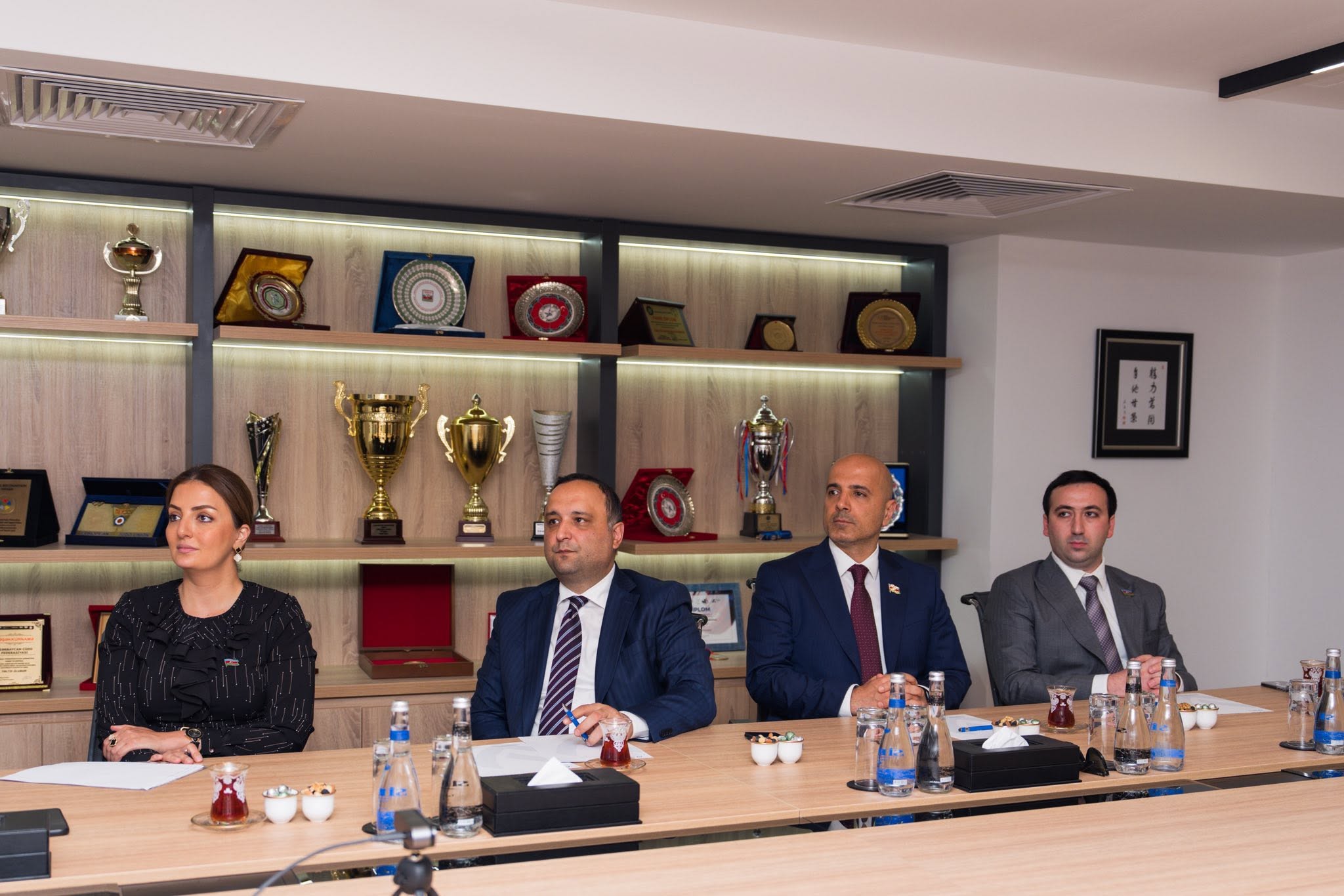 Members of the Parliamentary Committee on Youth and Sports Visit AJF