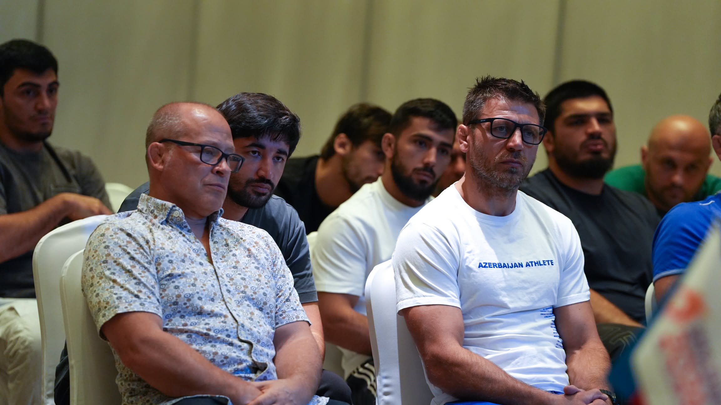Rəşad Nəbiyev kişilərdən ibarət milli komandamızın üzvləri ilə görüş keçirdi