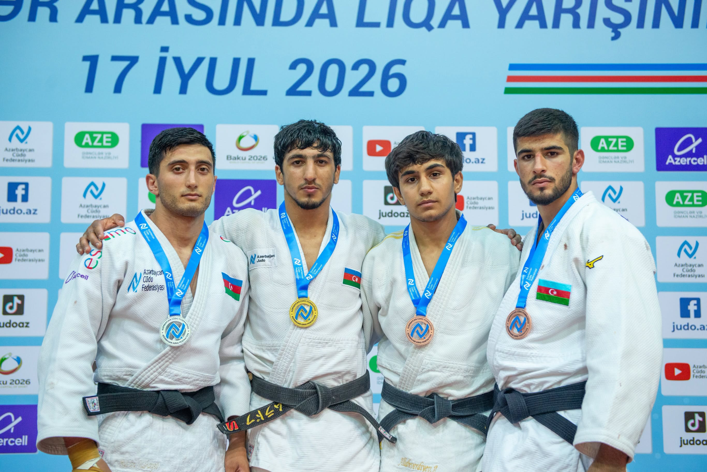 Kişilər arasında Liqa yarışının III turunda 188 cüdoçu mübarizə apardı