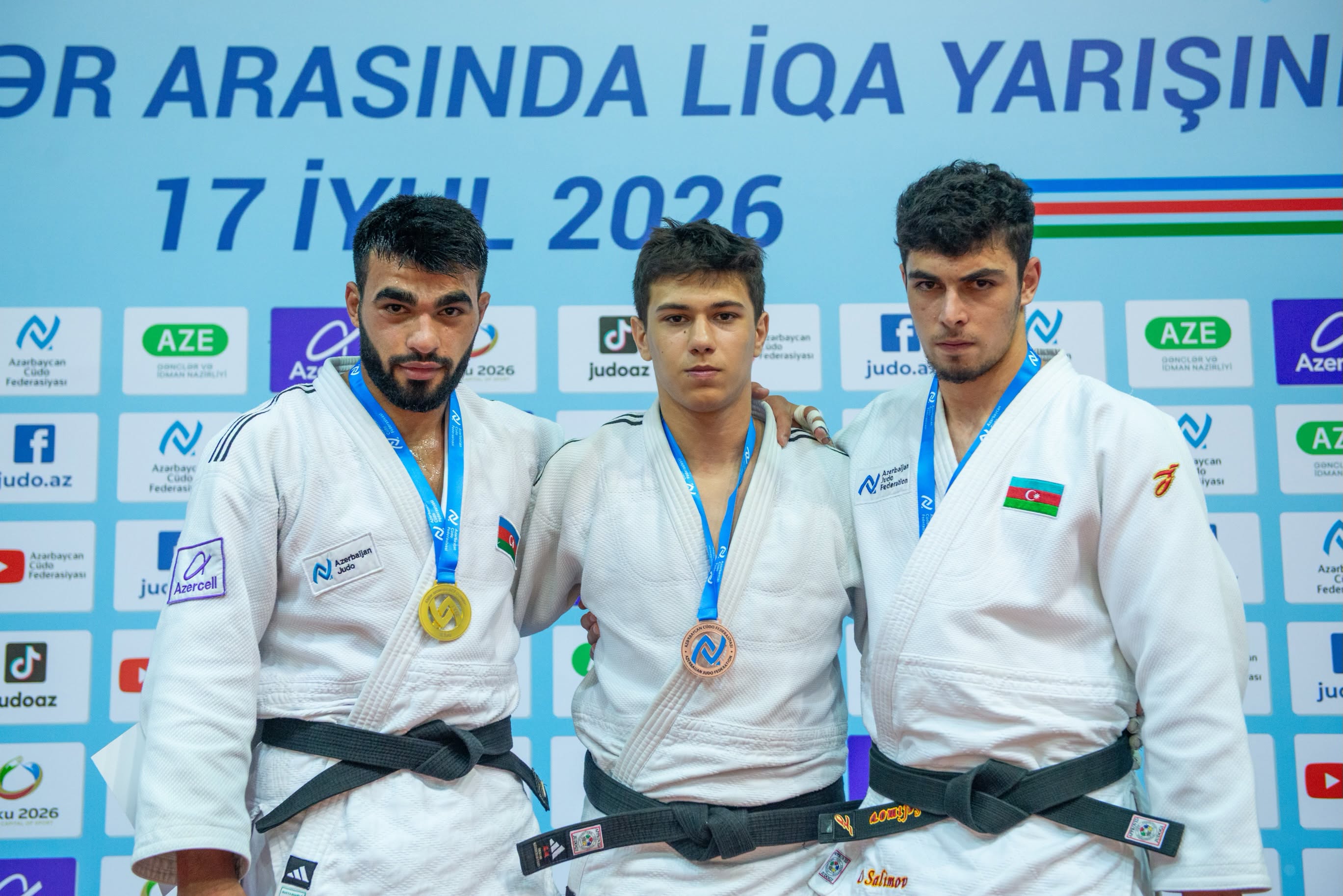Kişilər arasında Liqa yarışının III turunda 188 cüdoçu mübarizə apardı