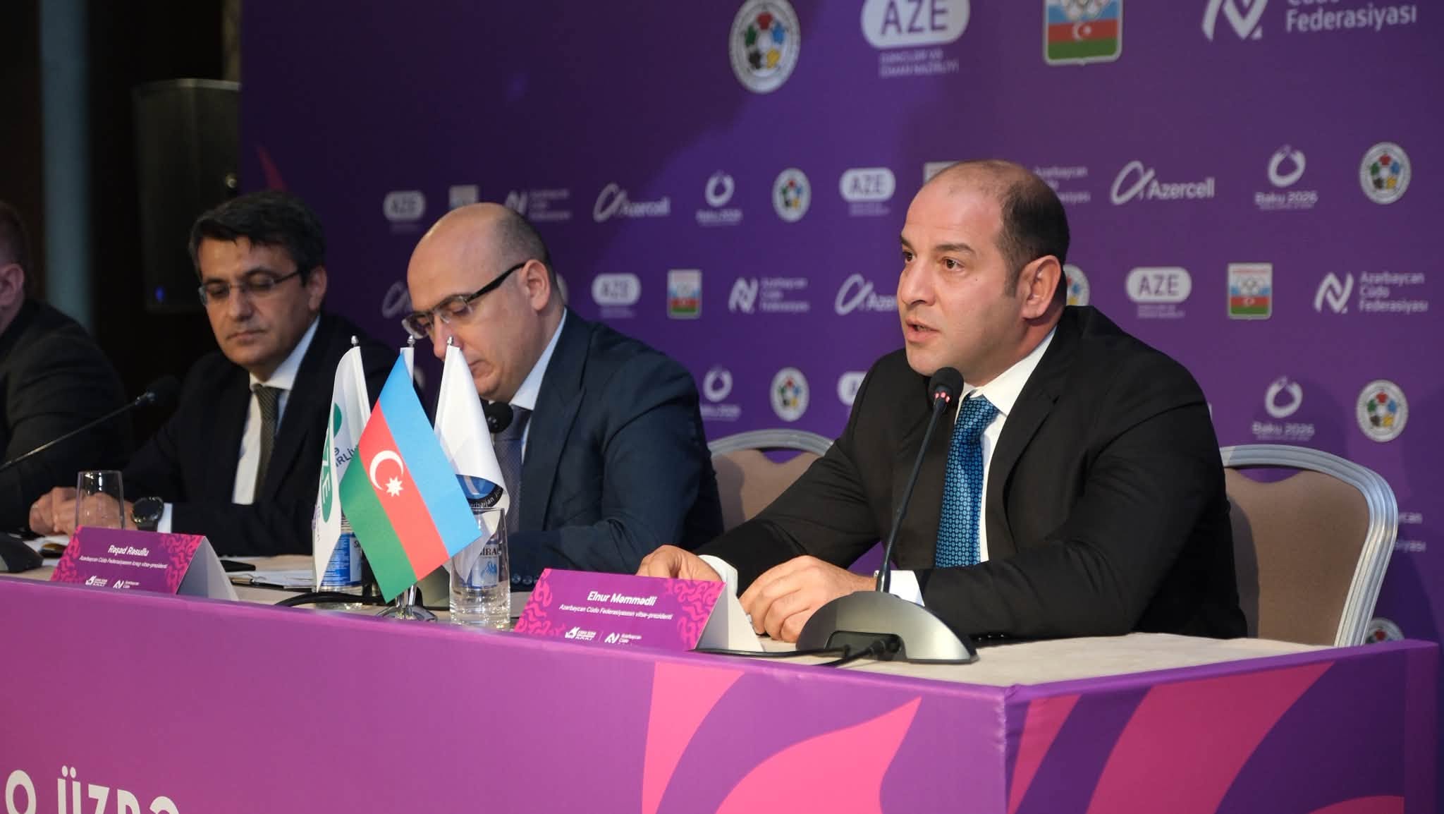 Cüdo üzrə dünya çempionatına hazırlıqla bağlı mətbuat konfransı keçirilib