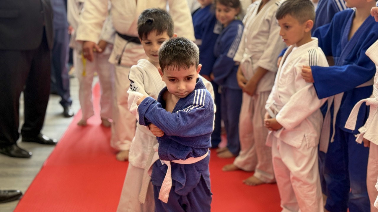 Qaxda yeni cüdo zalının açılışı olub