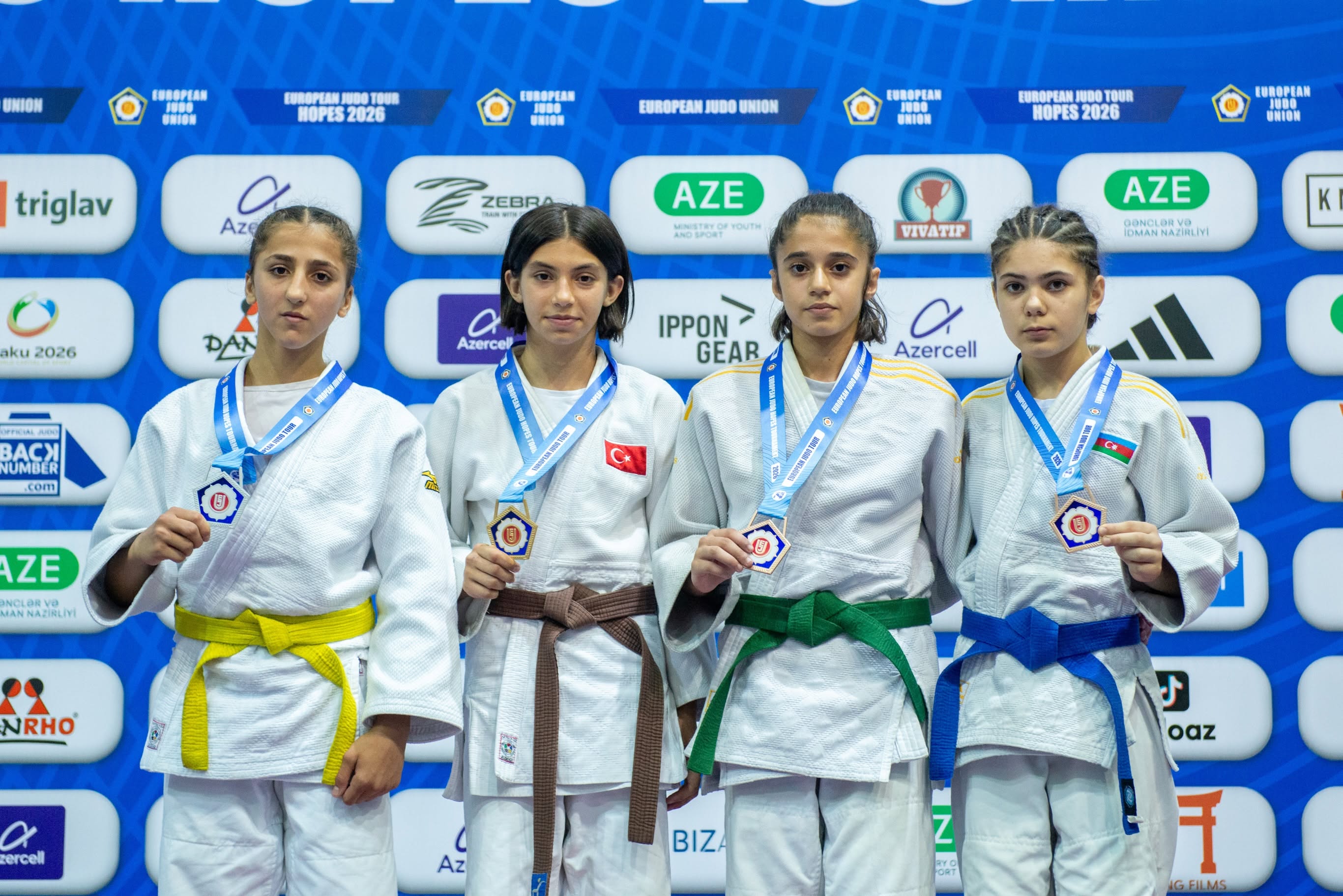 Avropa Cüdo Ümidləri Turnirində U-14 yaş kateqoriyasında mübarizə başa çatdı