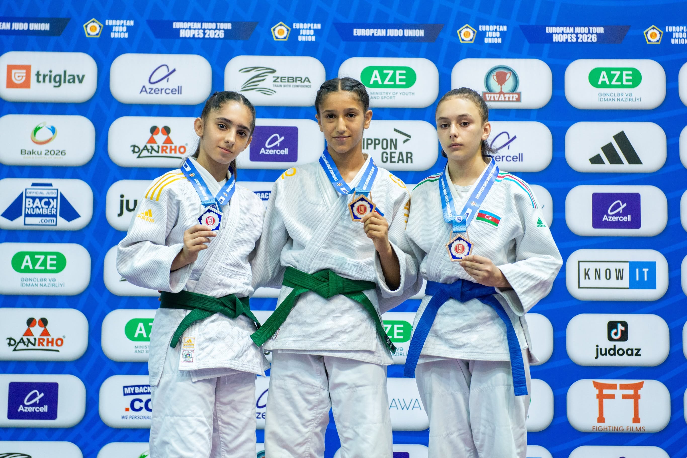 Avropa Cüdo Ümidləri Turnirində U-14 yaş kateqoriyasında mübarizə başa çatdı