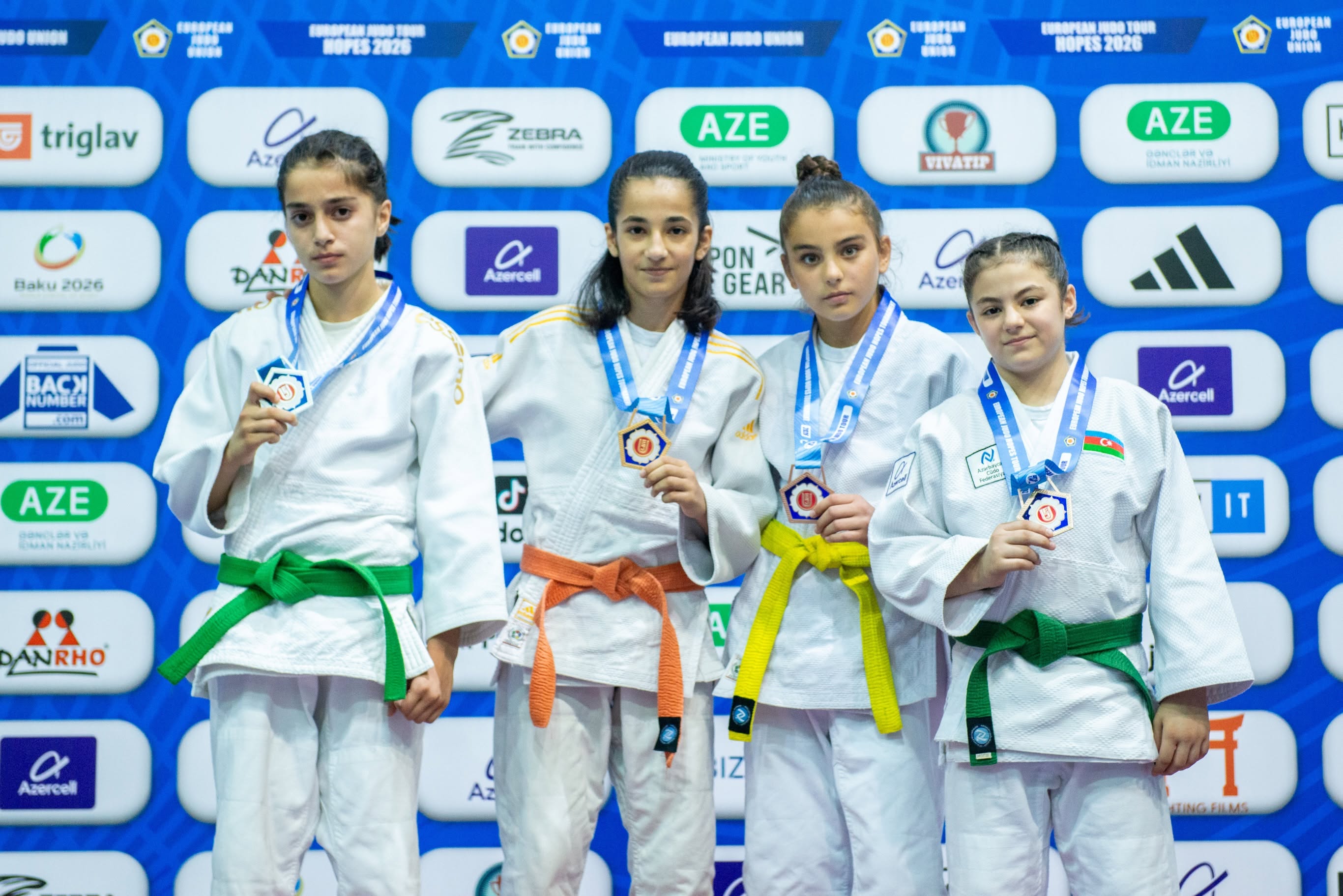 Avropa Cüdo Ümidləri Turnirində U-14 yaş kateqoriyasında mübarizə başa çatdı