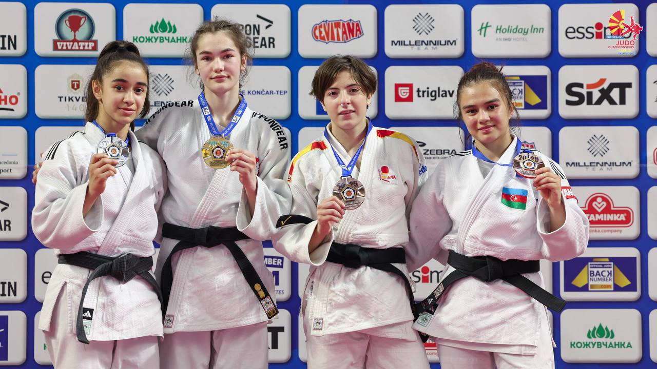 Üç cüdoçumuz Avropa çempionu oldu