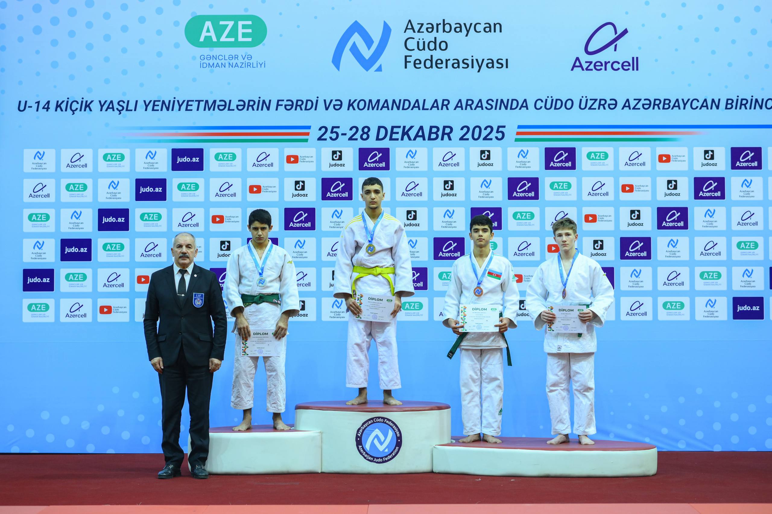 U-14 Azərbaycan birinciliyində fərdi mübarizələr başa çatıb