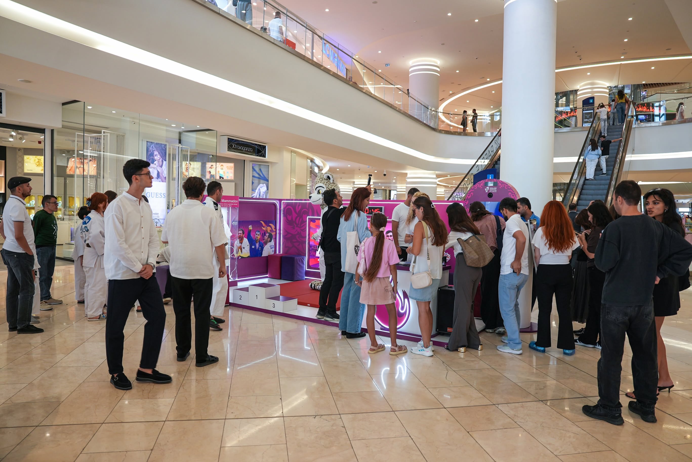 “Dəniz Mall”da Bakı-2026 cüdo üzrə dünya çempionatına həsr olunan fan zona yaradılıb