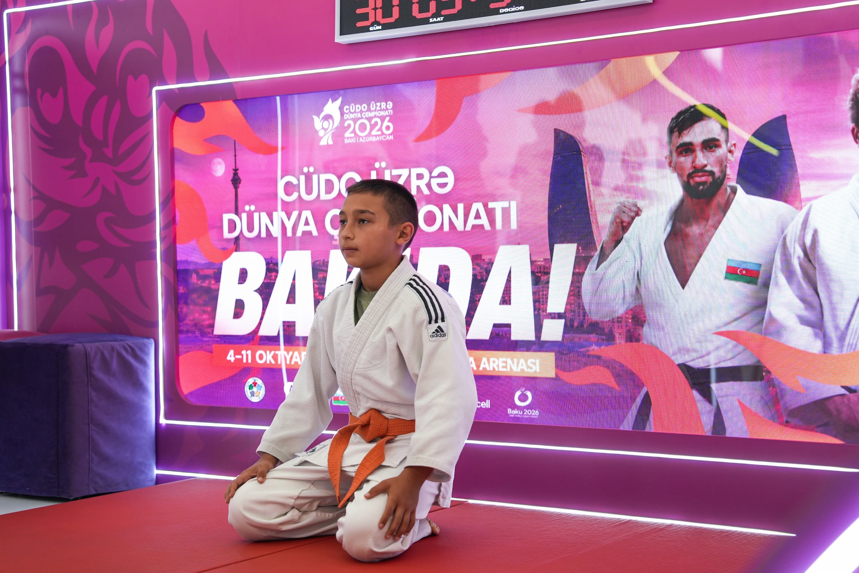 “Dəniz Mall”da Bakı-2026 cüdo üzrə dünya çempionatına həsr olunan fan zona yaradılıb