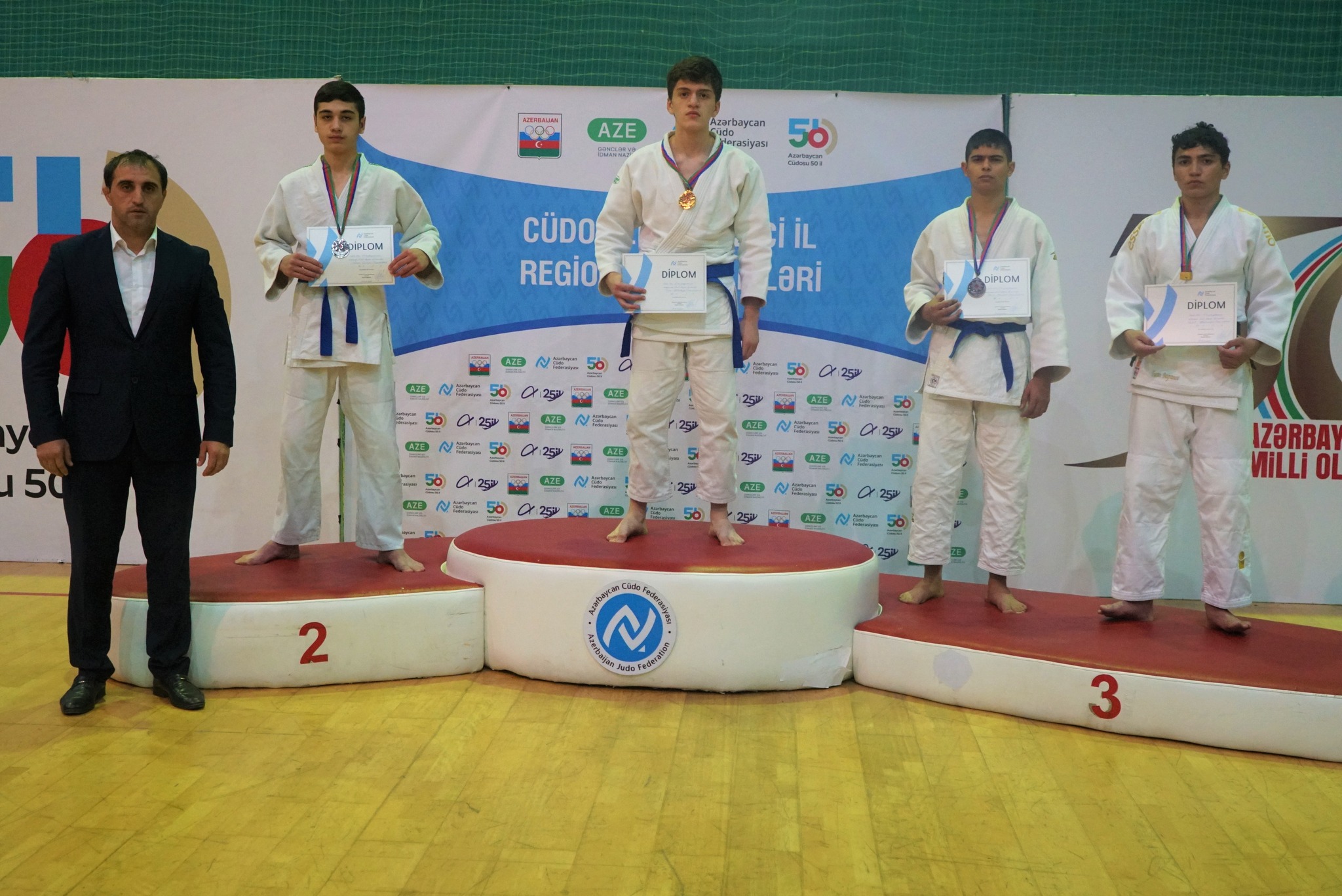 Qazaxda U-18 yeniyetmələr arasında cüdo üzrə region birinciliyi keçirilib
