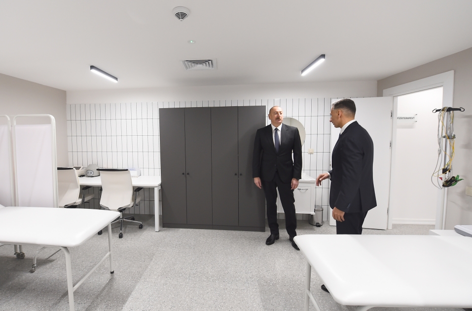 Prezident İlham Əliyev cüdo üzrə milli komandalar üçün Təlim-Məşq Mərkəzində yaradılan şəraitlə tanış olub