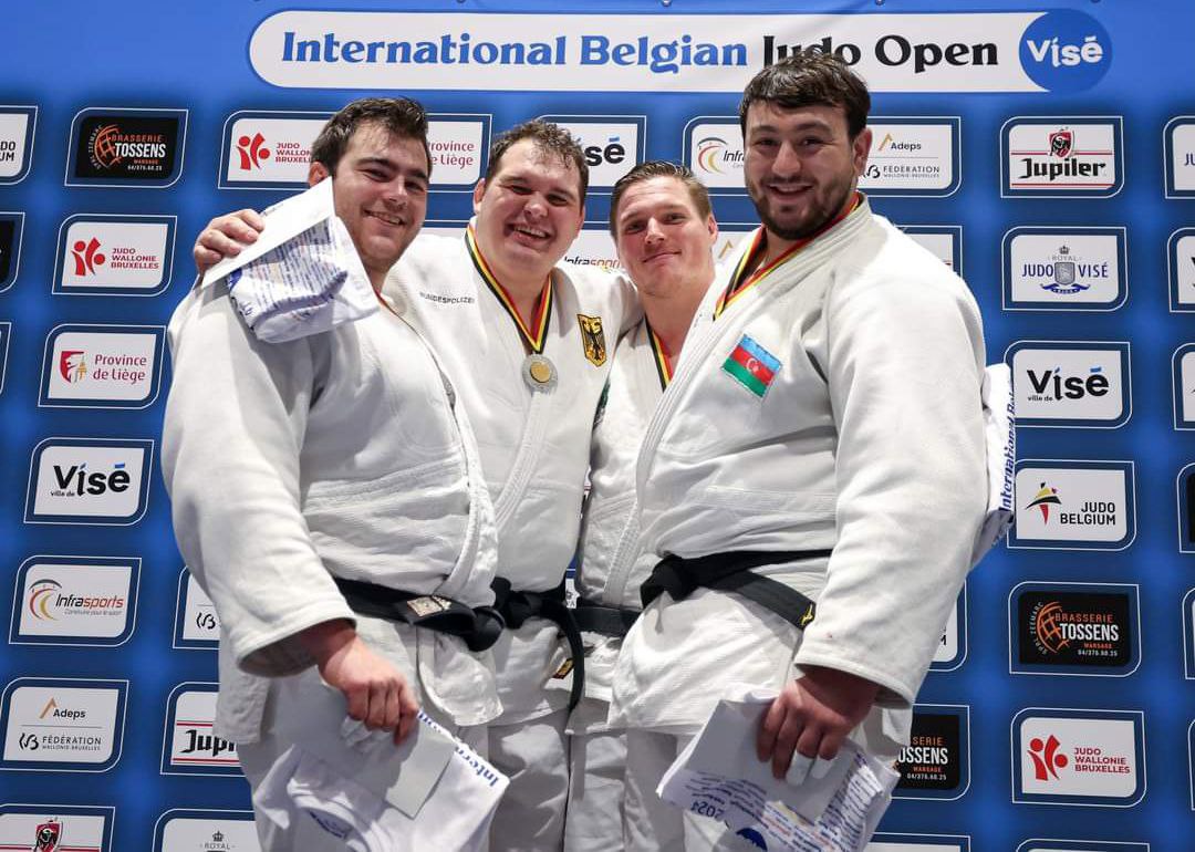 Cüdoçularımız Beynəlxalq Belçika Açıq Cüdo turnirində 4 medal qazandı