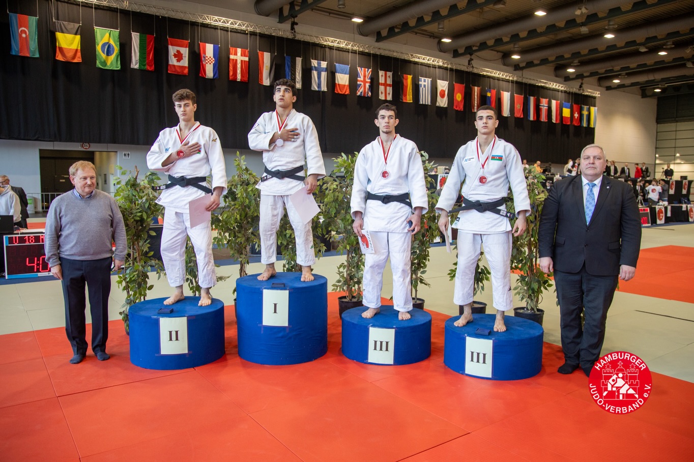 4 qızıl, 3 gümüş və 8 bürünc medal qazanan Azərbaycan millisi Bremendə birinci oldu