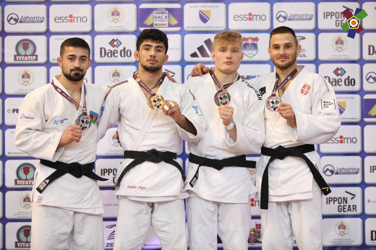 Azərbaycan cüdoçuları Sarayevo Avropa Kubokunun ilk günündə 4 medal qazandı