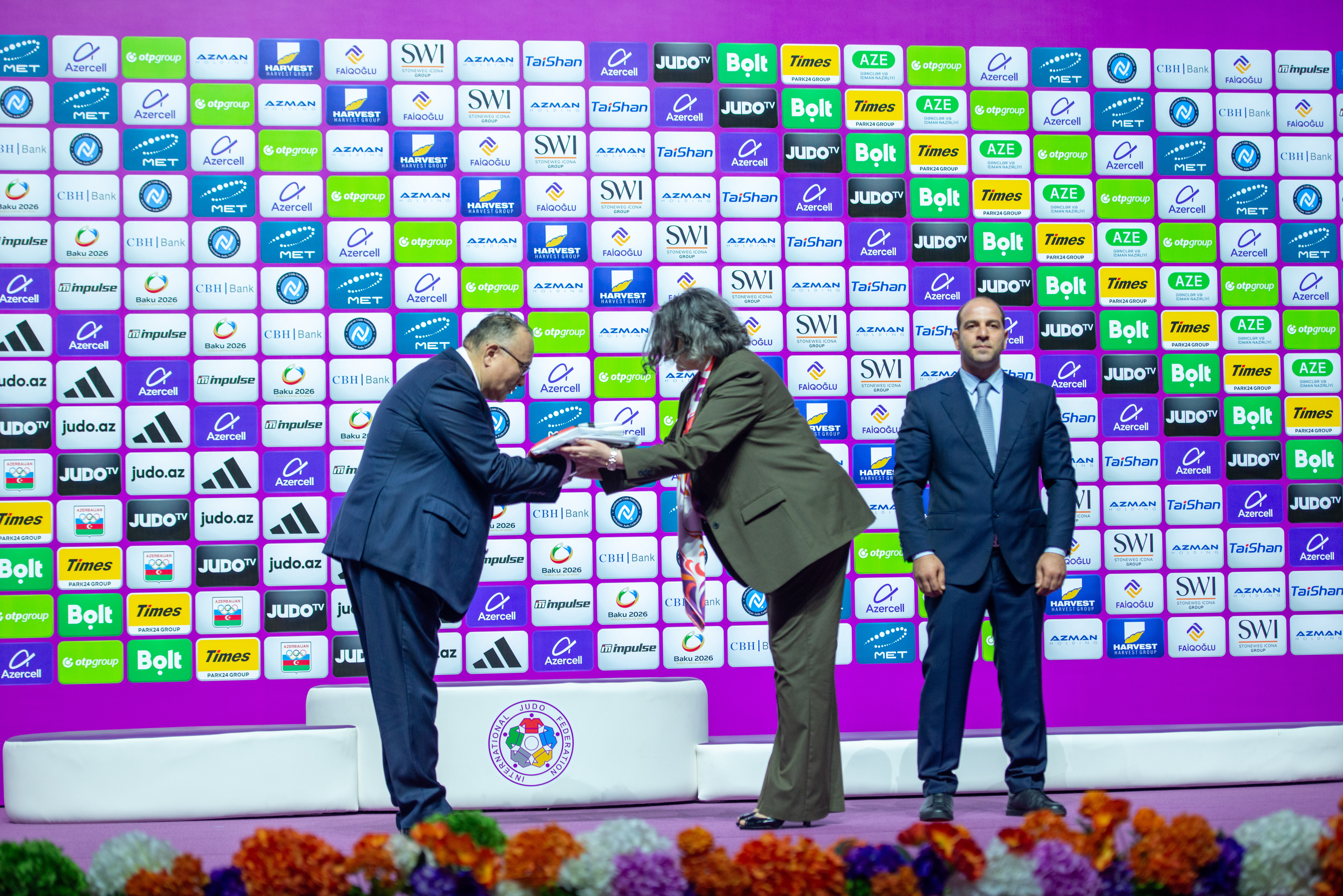 IJF Flag Handover Ceremony Held at World Judo Championships in Baku