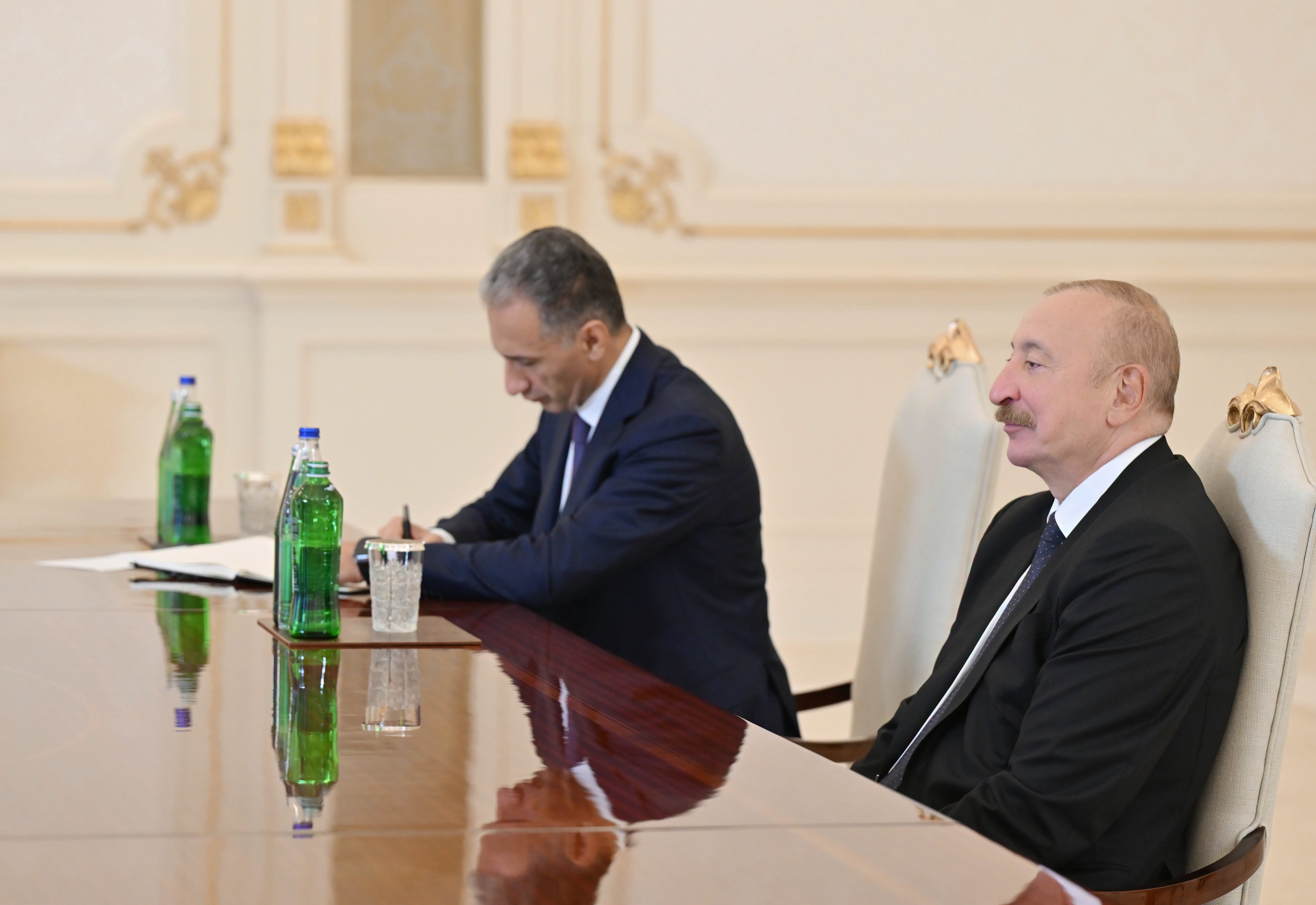 Prezident İlham Əliyev Beynəlxalq Cüdo Federasiyasının prezidenti Ladislau-Marius Vizeri qəbul edib