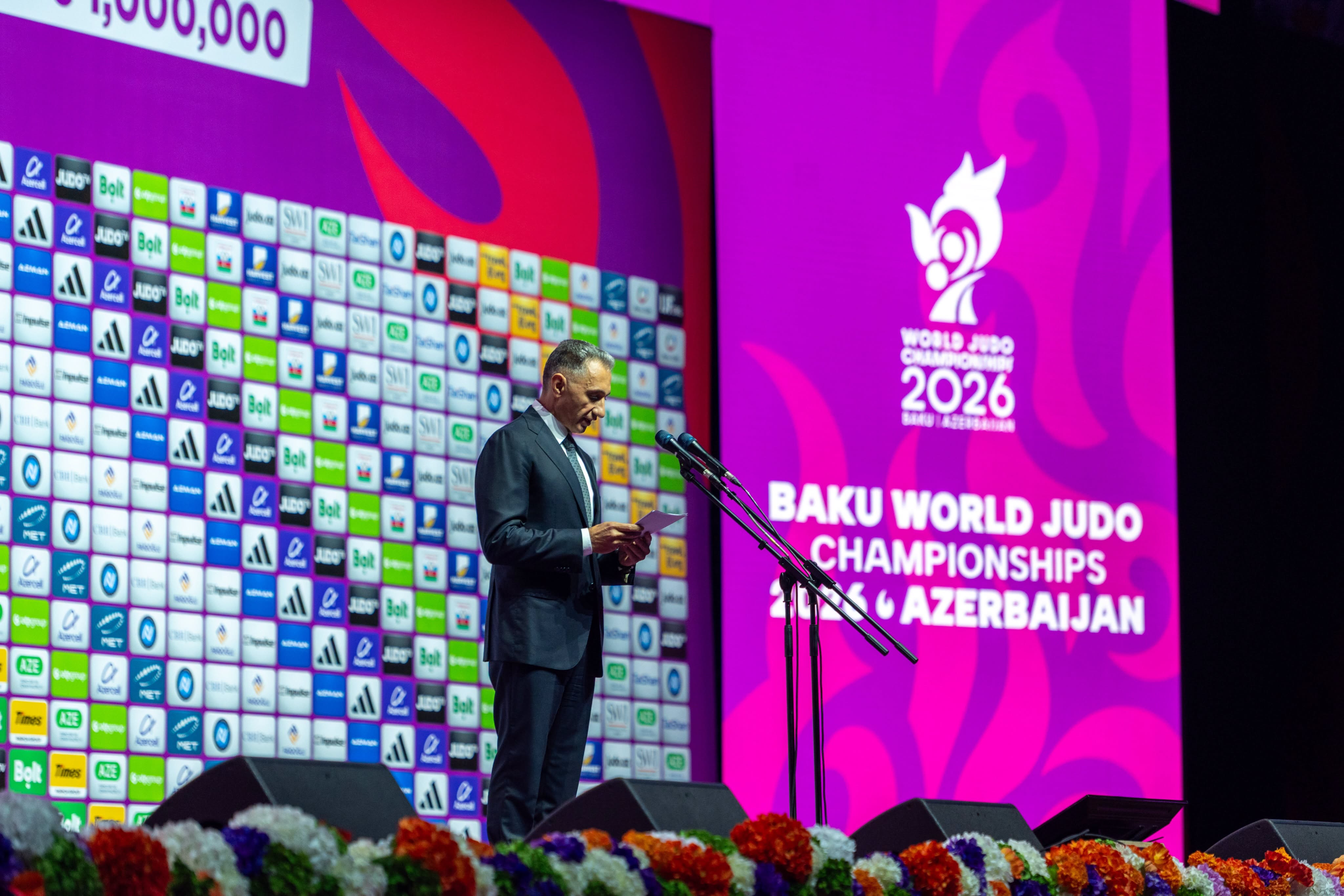 Bakı-2026 cüdo üzrə dünya çempionatının rəsmi açılış mərasimi keçirilib