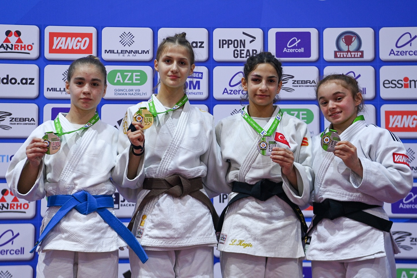 Qubada Avropa Kubokuna uğurlu start: Azərbaycan cüdoçularından 12 medal