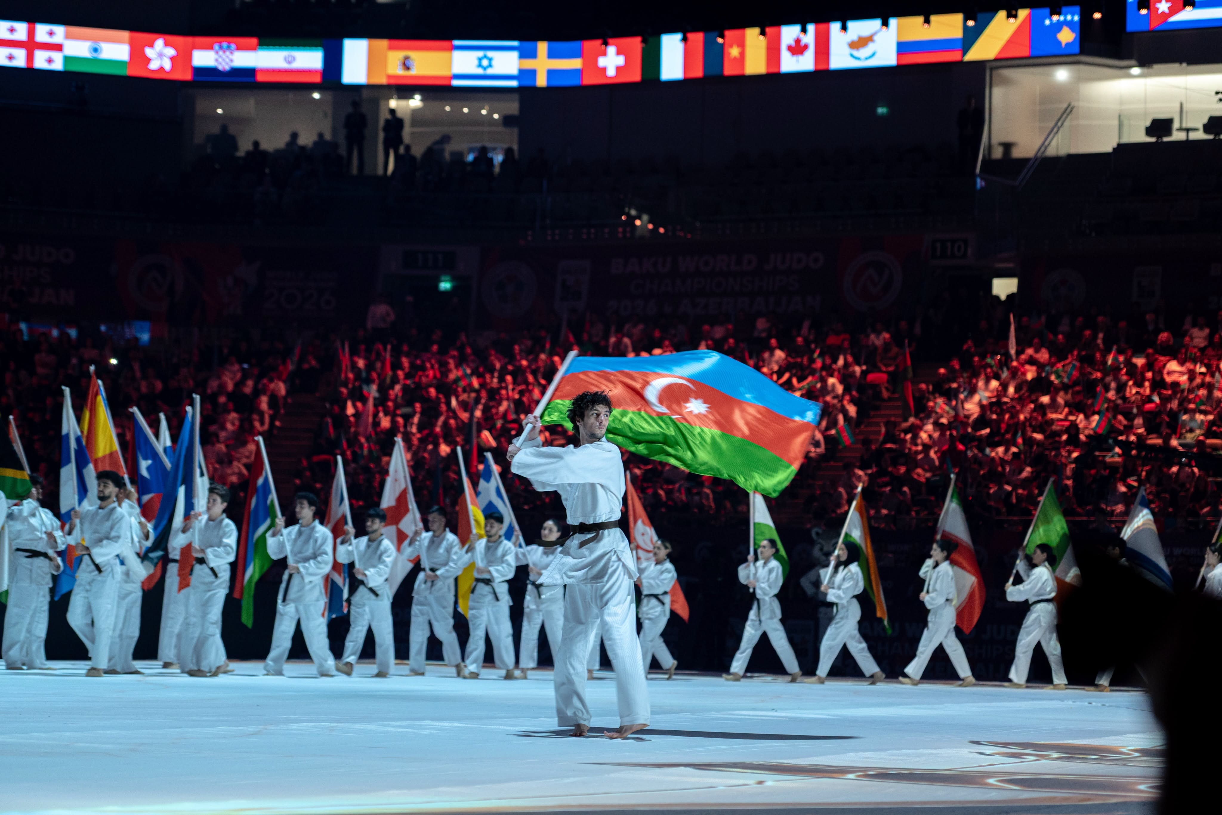Bakı-2026 cüdo üzrə dünya çempionatının rəsmi açılış mərasimi keçirilib