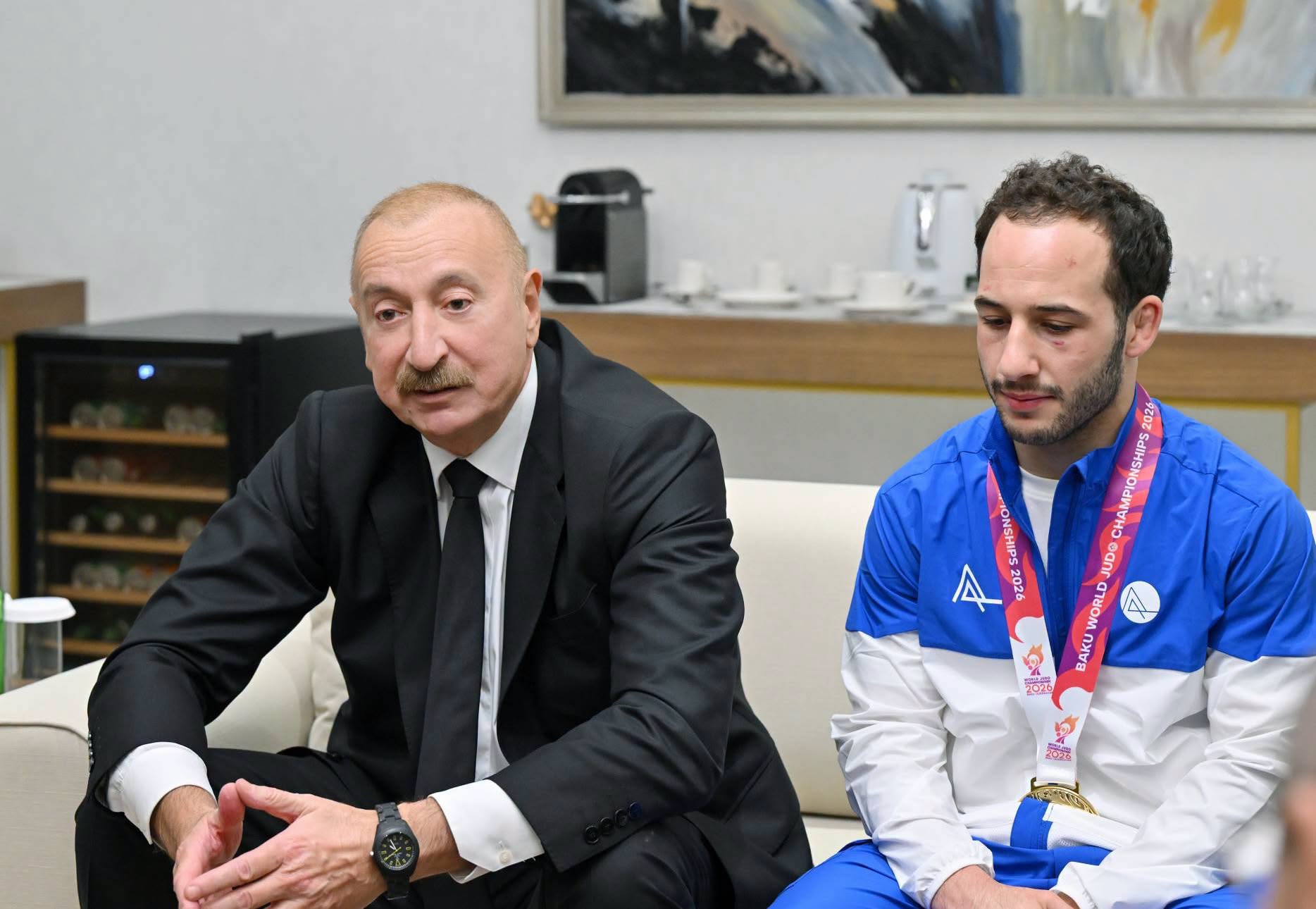 Azərbaycan Respublikasının Prezidenti İlham Əliyev cüdo üzrə dünya çempionatının açılış mərasimində iştirak edib