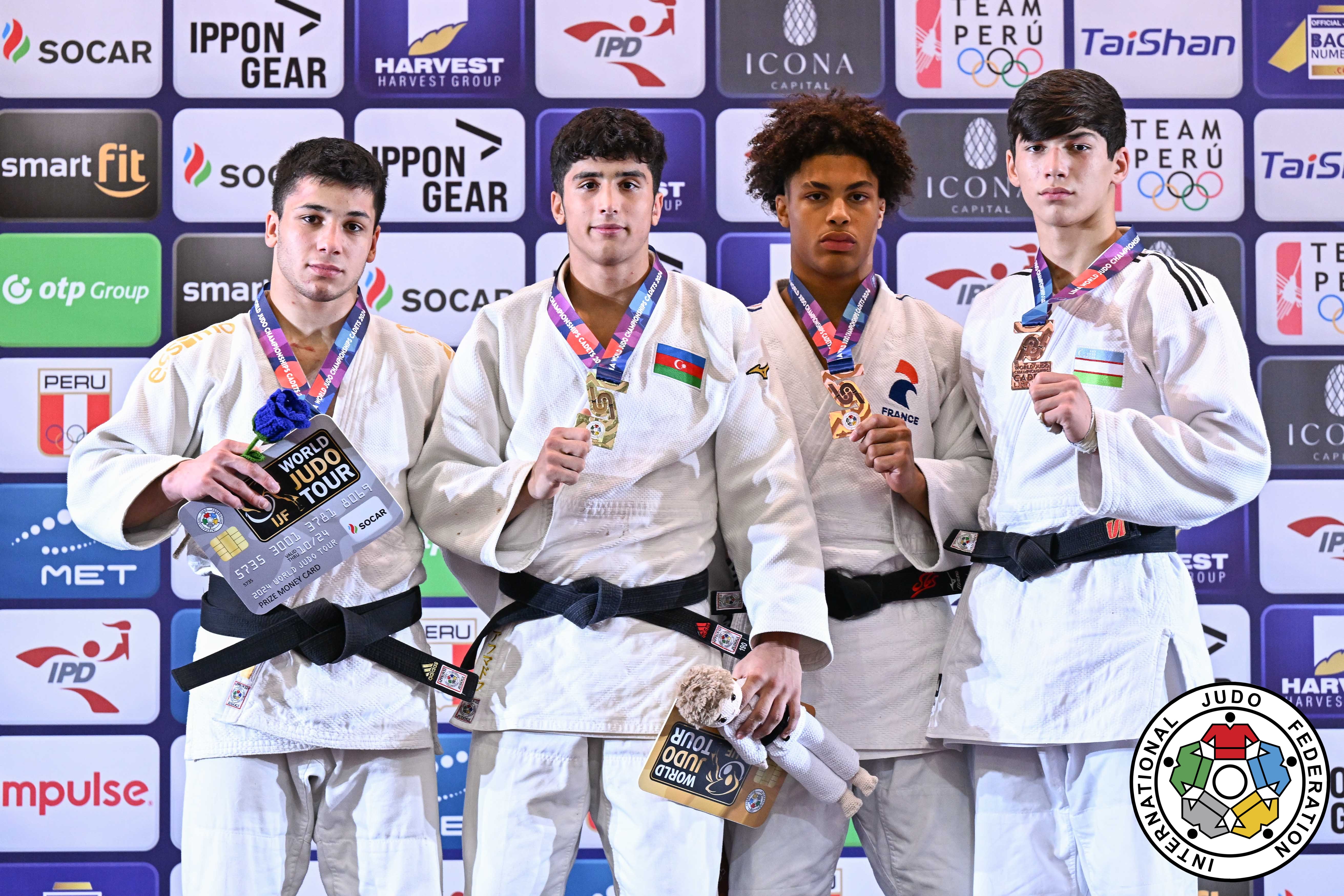 Cüdoçularımız Dünya çempionatının üçüncü günündə 1 qızıl və 1 bürünc medal qazandı